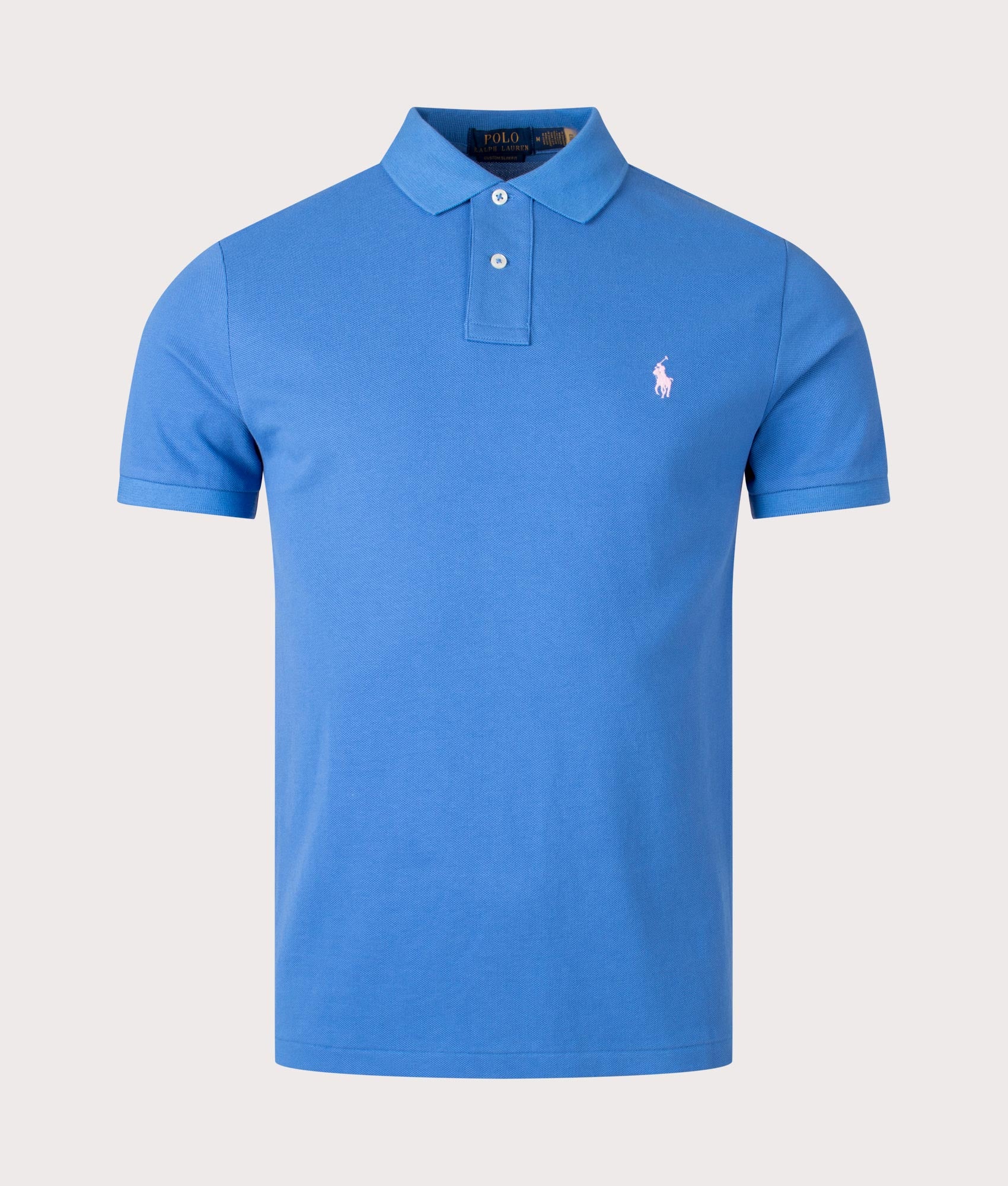 Custom Slim Fit Mesh Polo Shirt