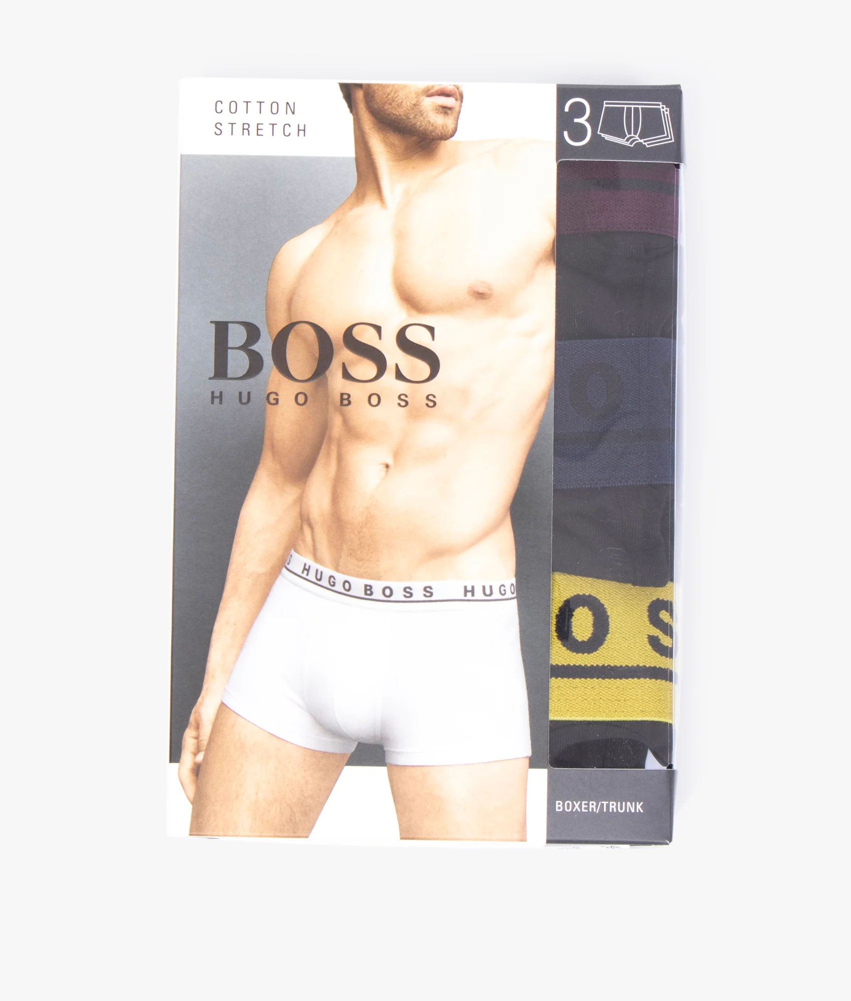 3 Pack Colour Waistbands Trunks - Image 2