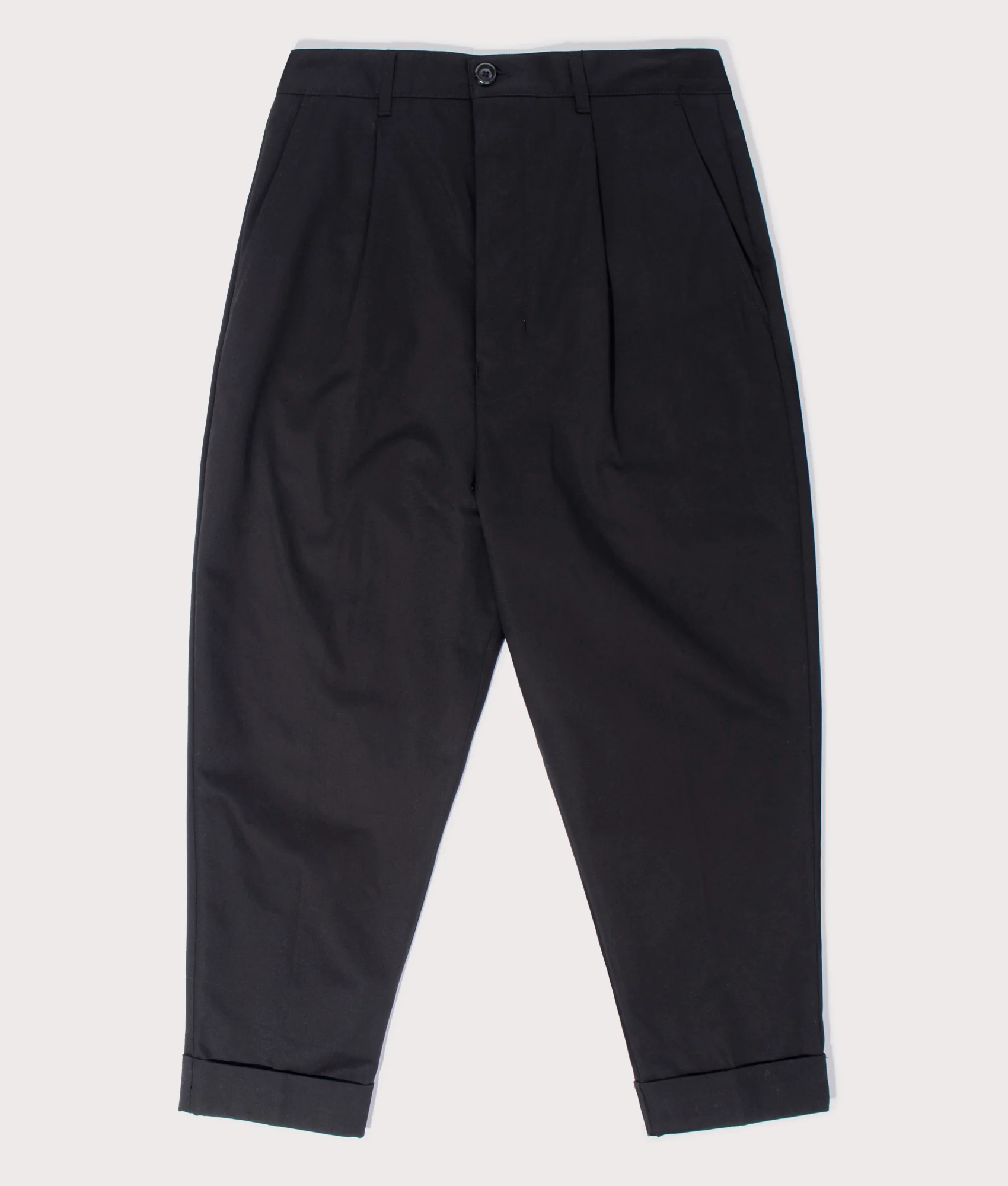 Cropped Carrot Trousers - Image 6