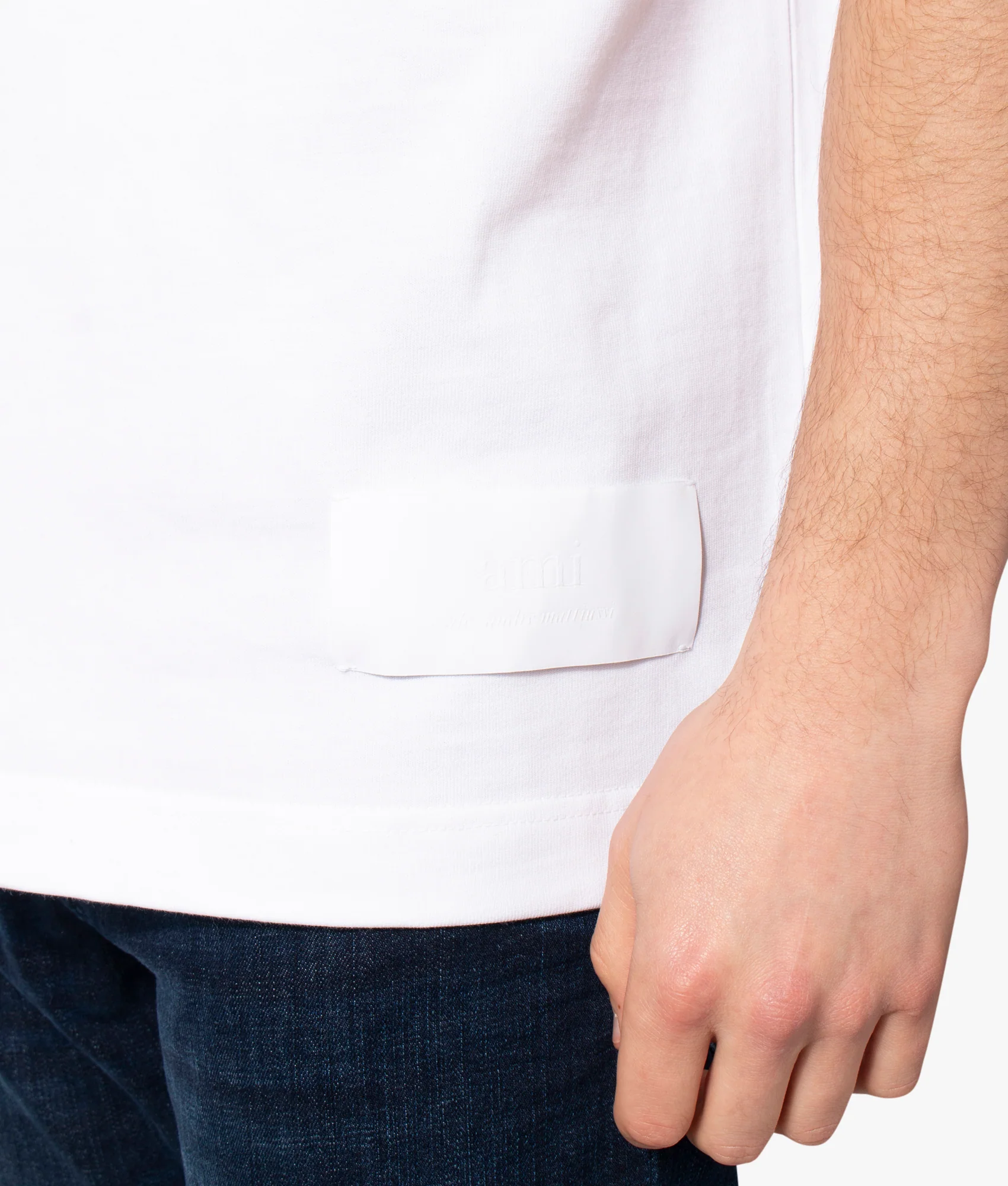 Oversized Satin Label  T-Shirt - Image 2
