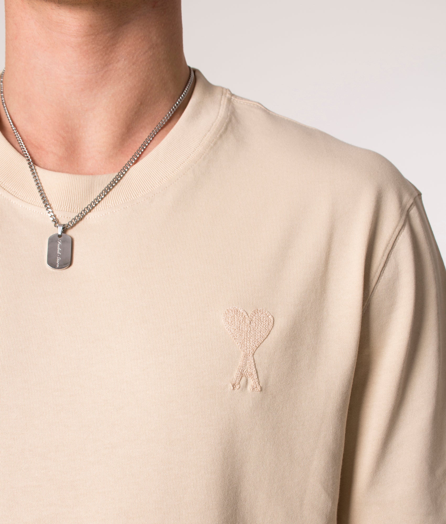 Relaxed Fit Tonal Ami De Coeur Logo T-Shirt - Image 2