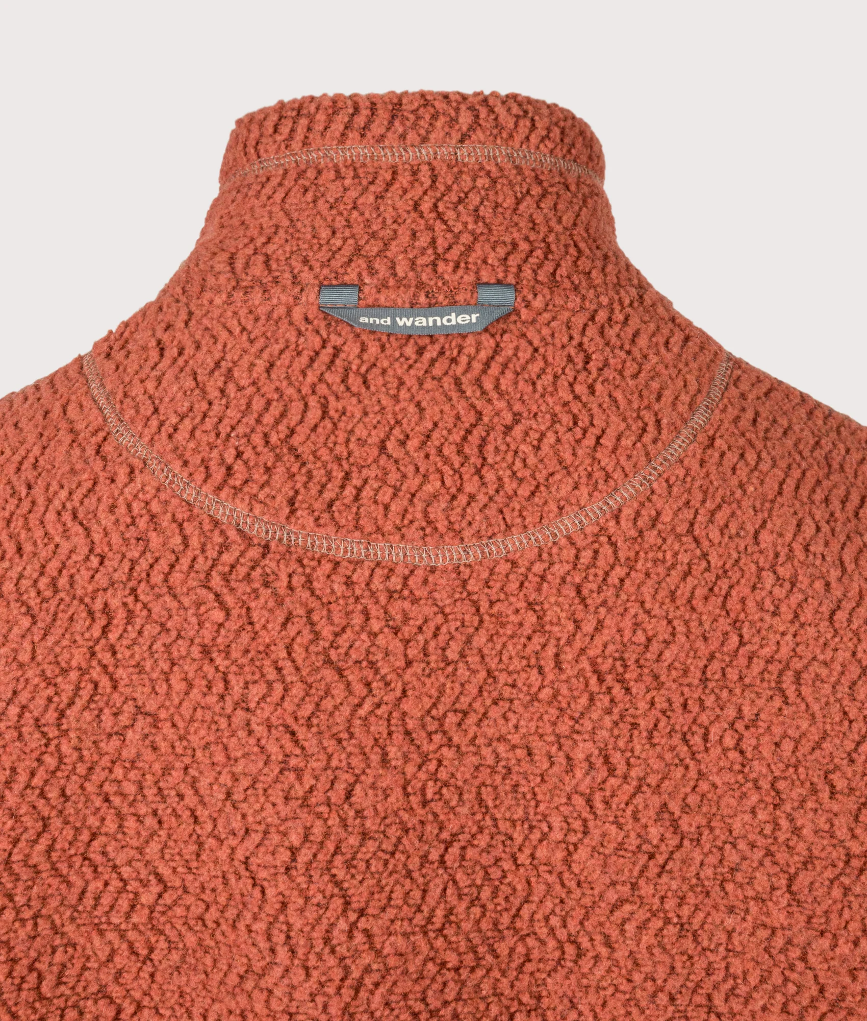 Re Wool JQ Stand Zip Sweatshirt - Image 3
