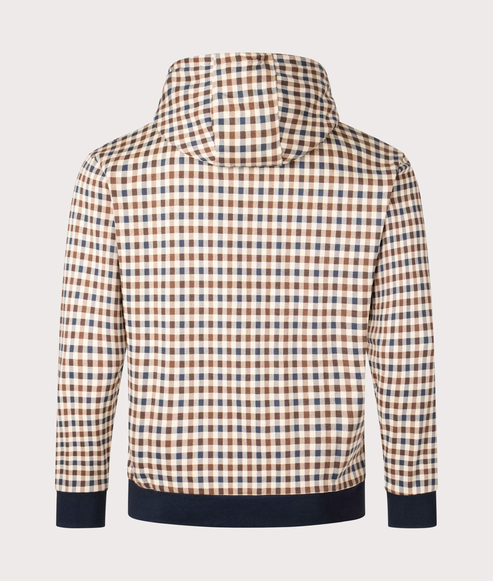 Active Club Check Zip Through Hoodie - Image 2