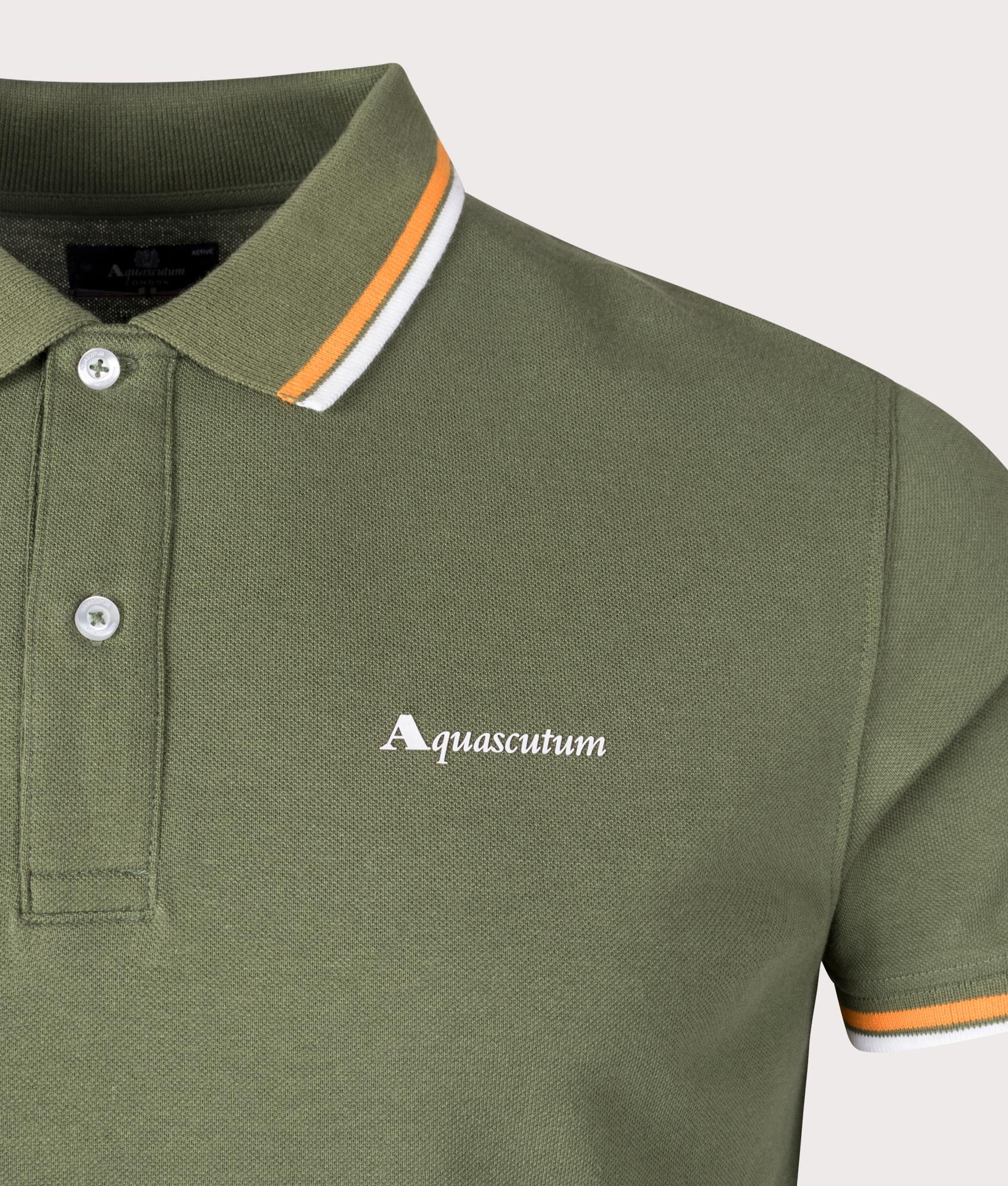 Active Cotton Stripes Dry-Fit Polo Shirt - Image 3