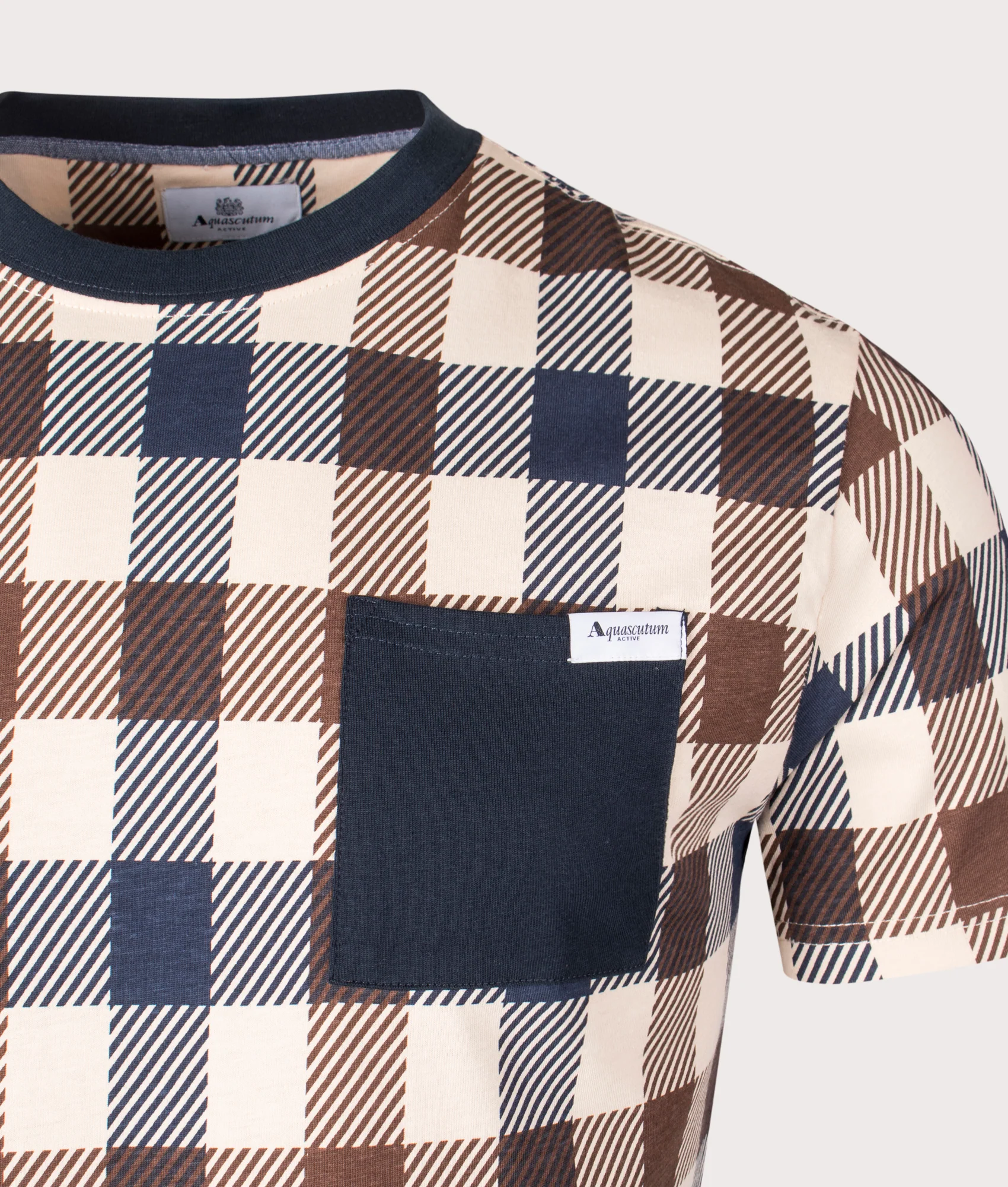 Active Macro Check T-Shirt - Image 2