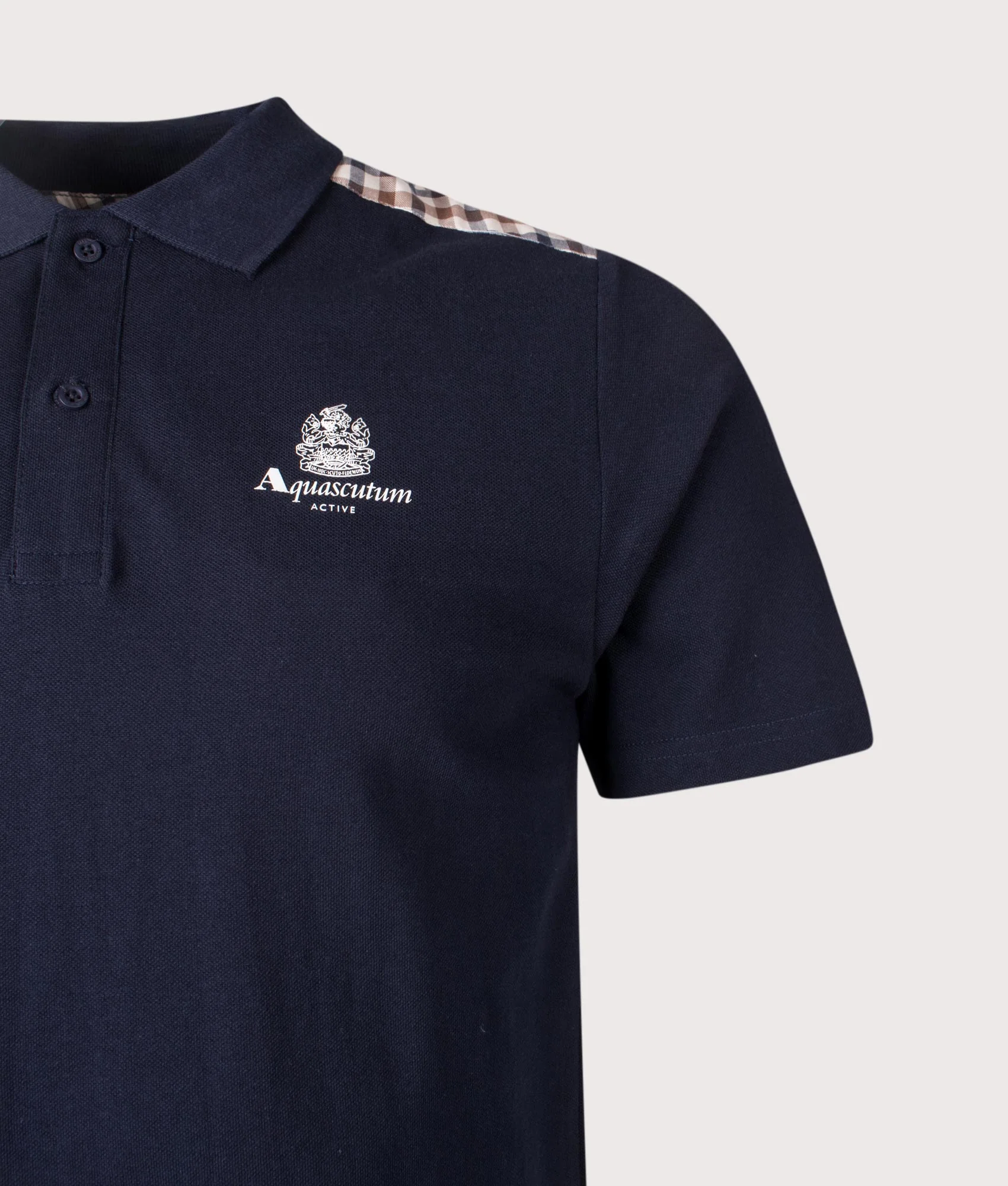 Club Check Details Polo Shirt - Image 2