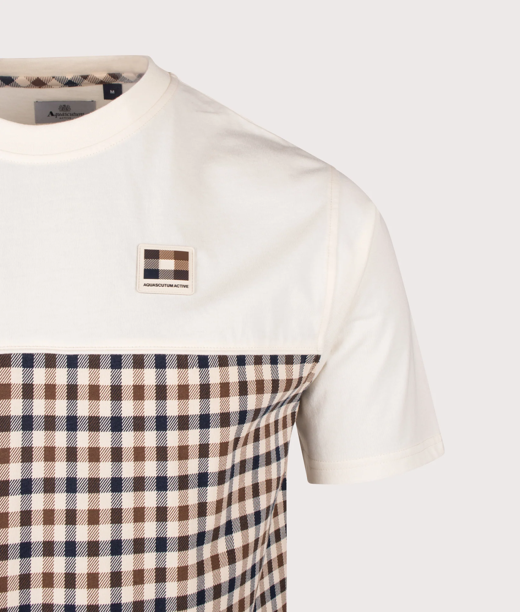 Club Check Panel T-Shirt - Image 2