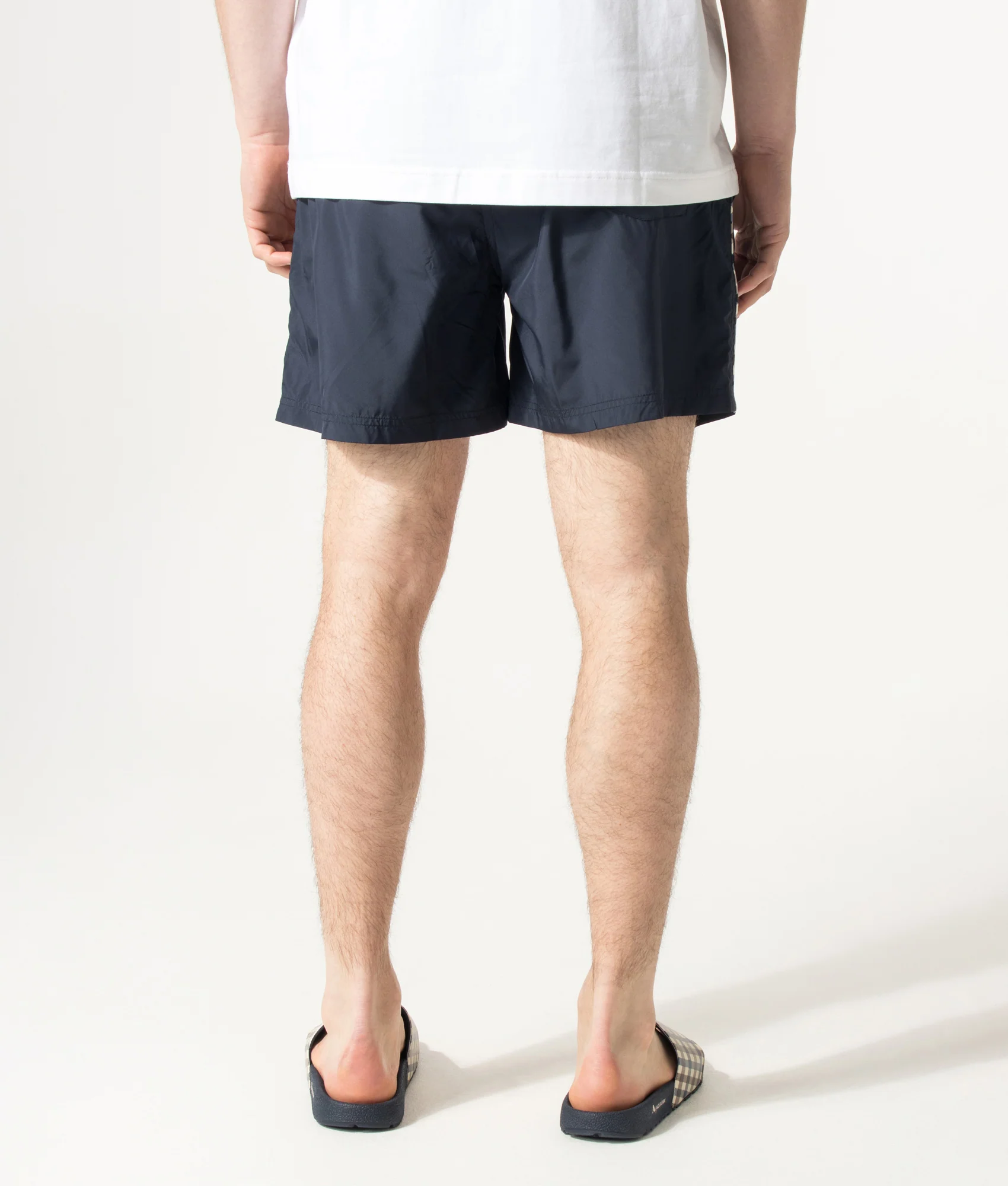 Club Check Piping Beach Swim Shorts - Image 4
