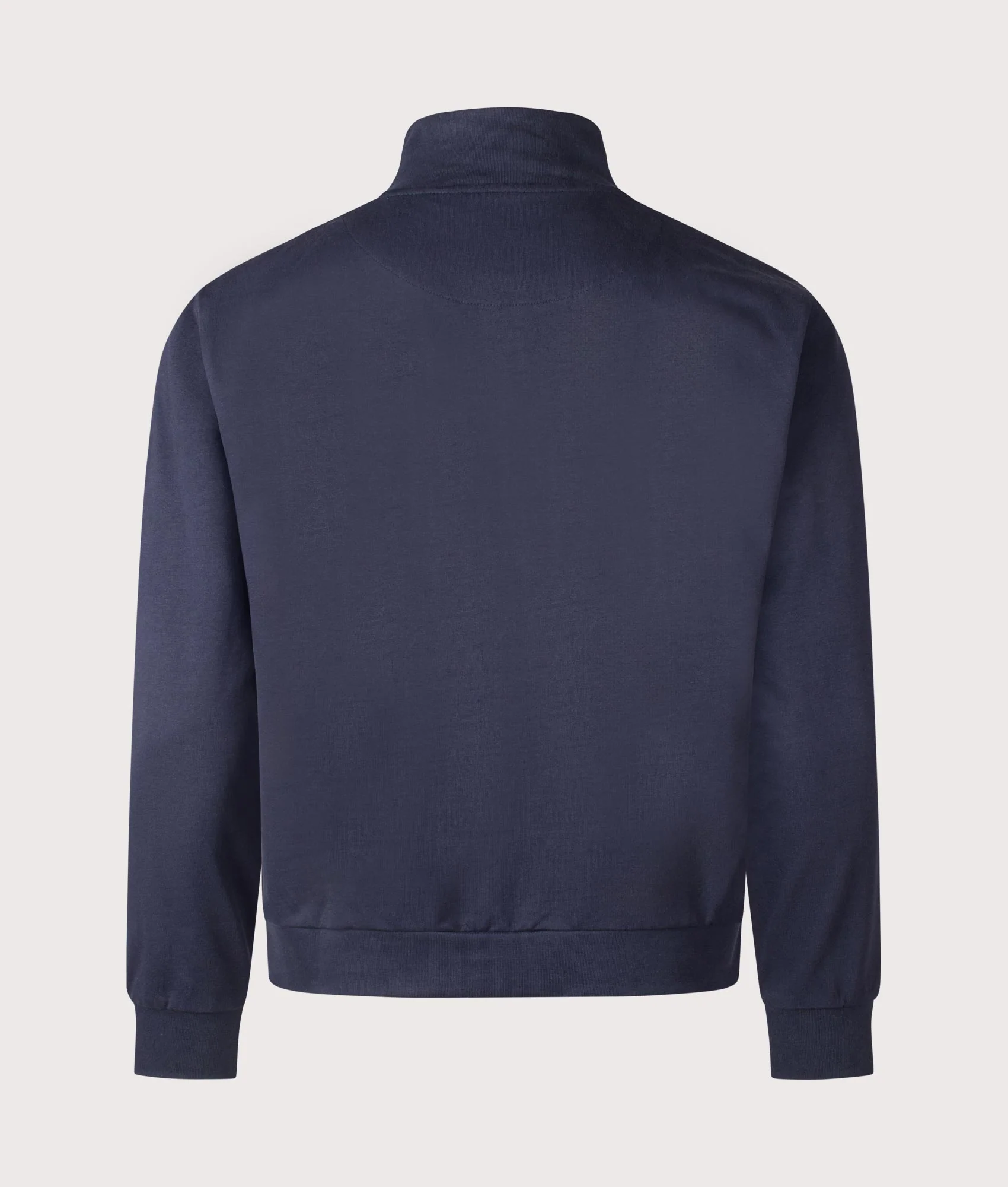 Full Zip Mockneck Club Check Detail Track Top - Image 4