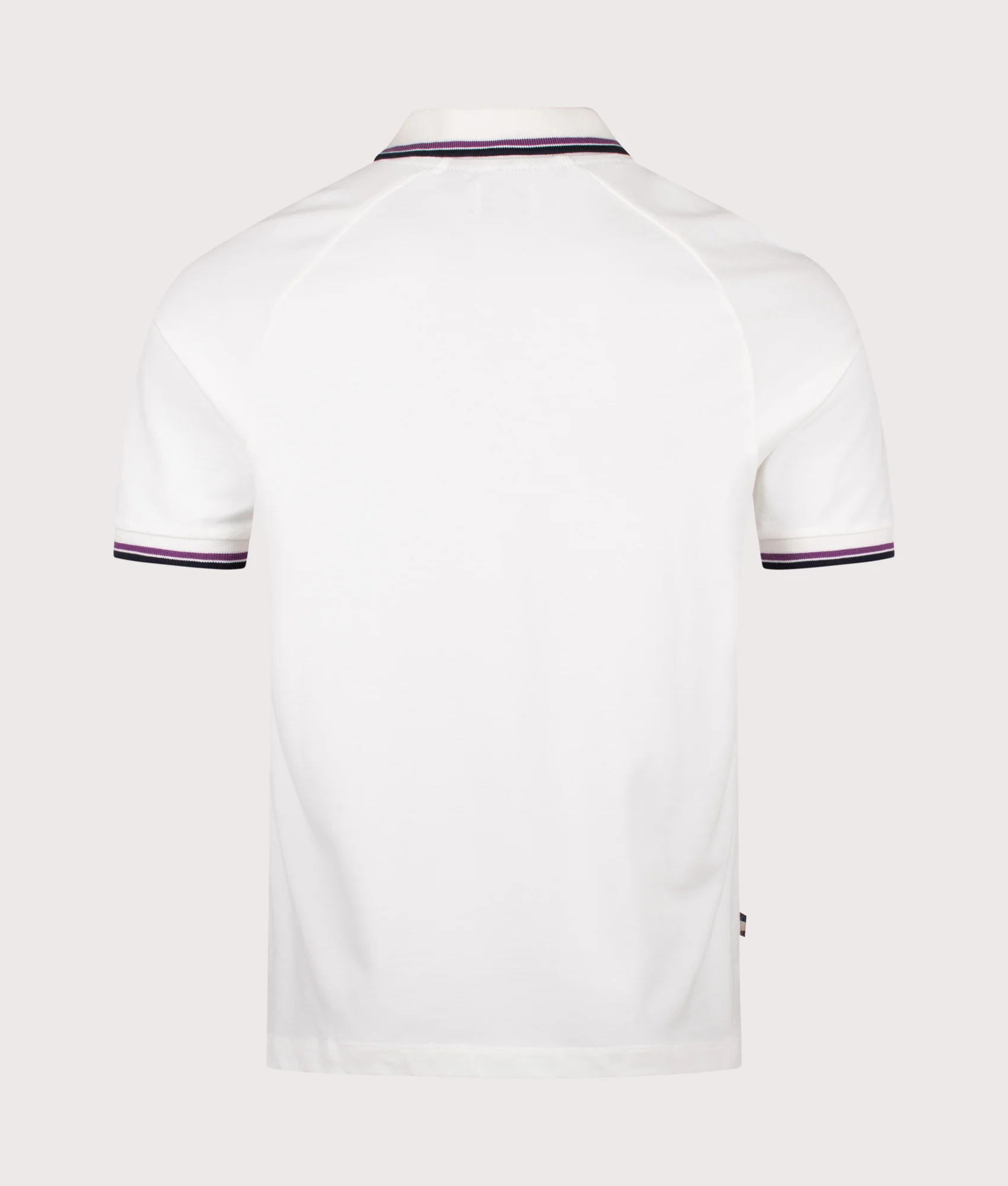 Stretch Piquet Quarter Zip Polo Shirt - Image 3