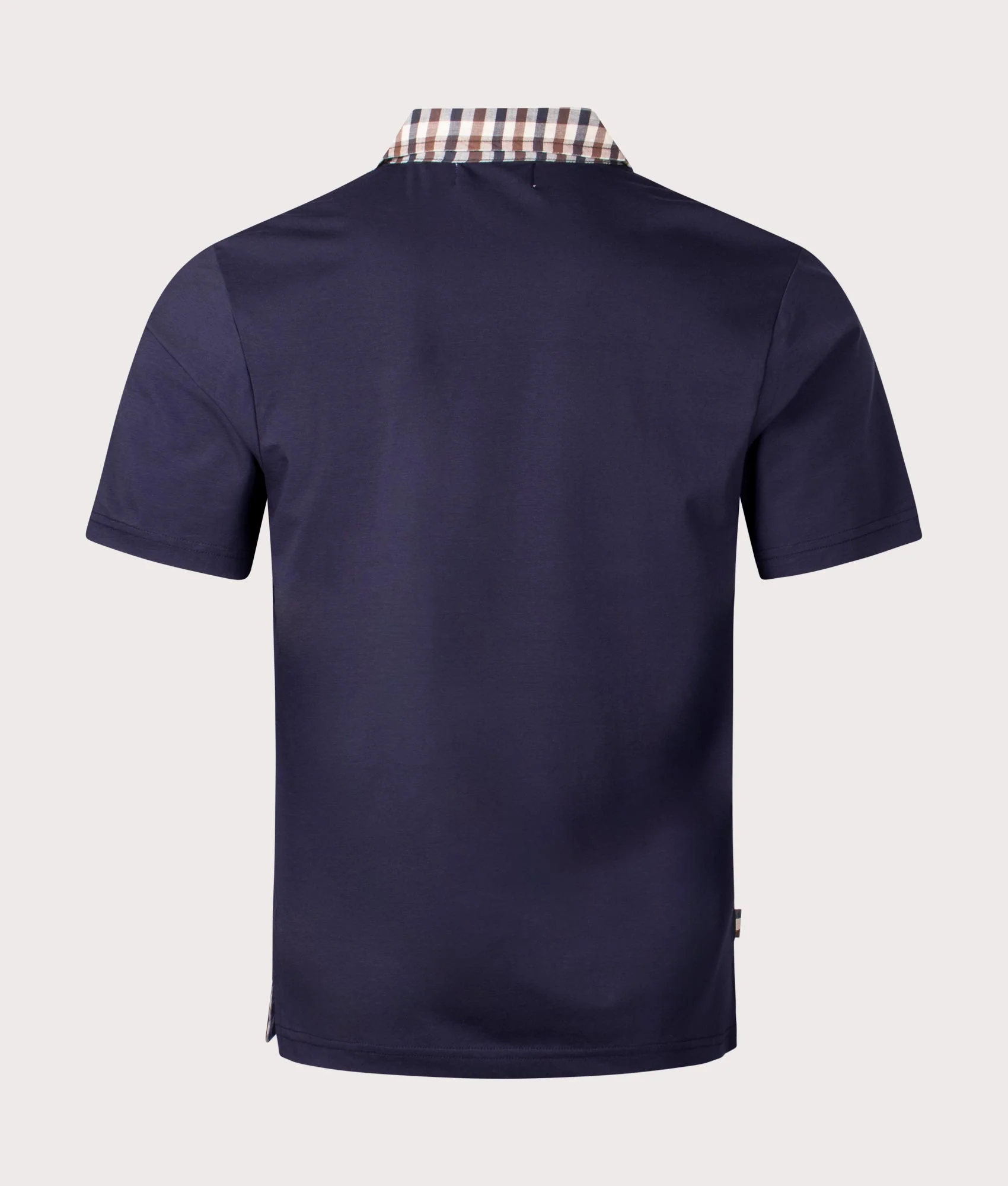 Supima Club Check Rib Polo Shirt - Image 3