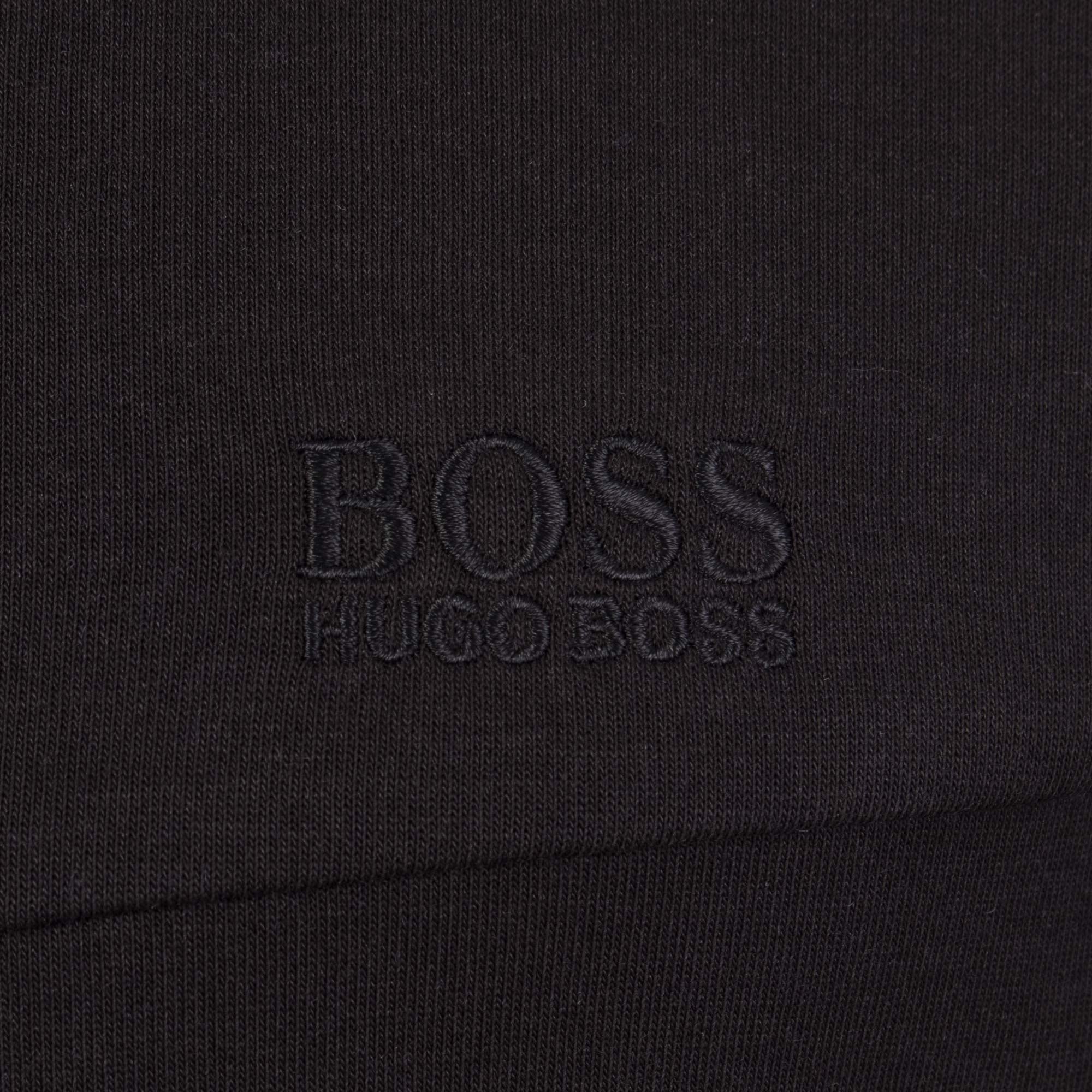 Regular Fit Saggy 1 Zip Through Logo Embroidery Hoodie - Image 2