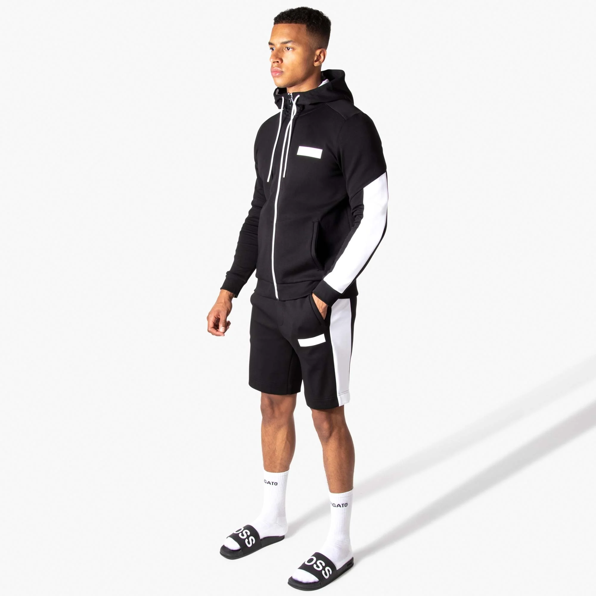 Athleisure Saggy Zip Through Hoodie - Image 2