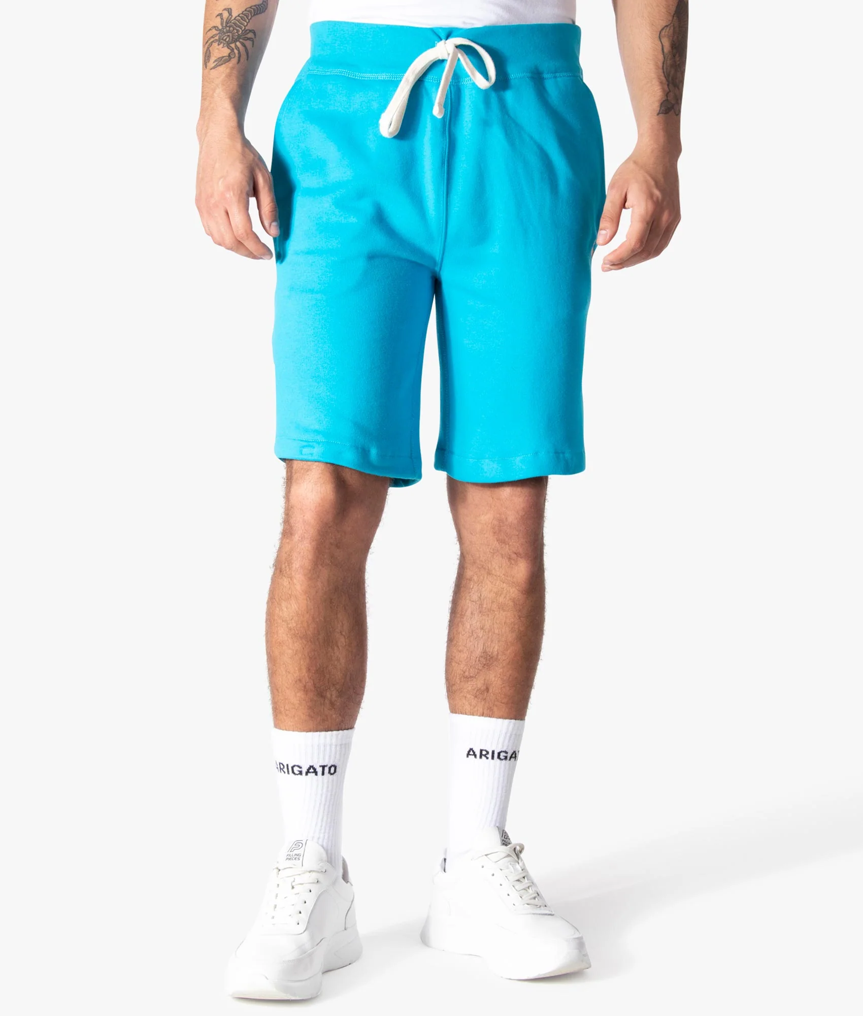Regular Fit Athletic Fleece M5 Shorts - Image 4