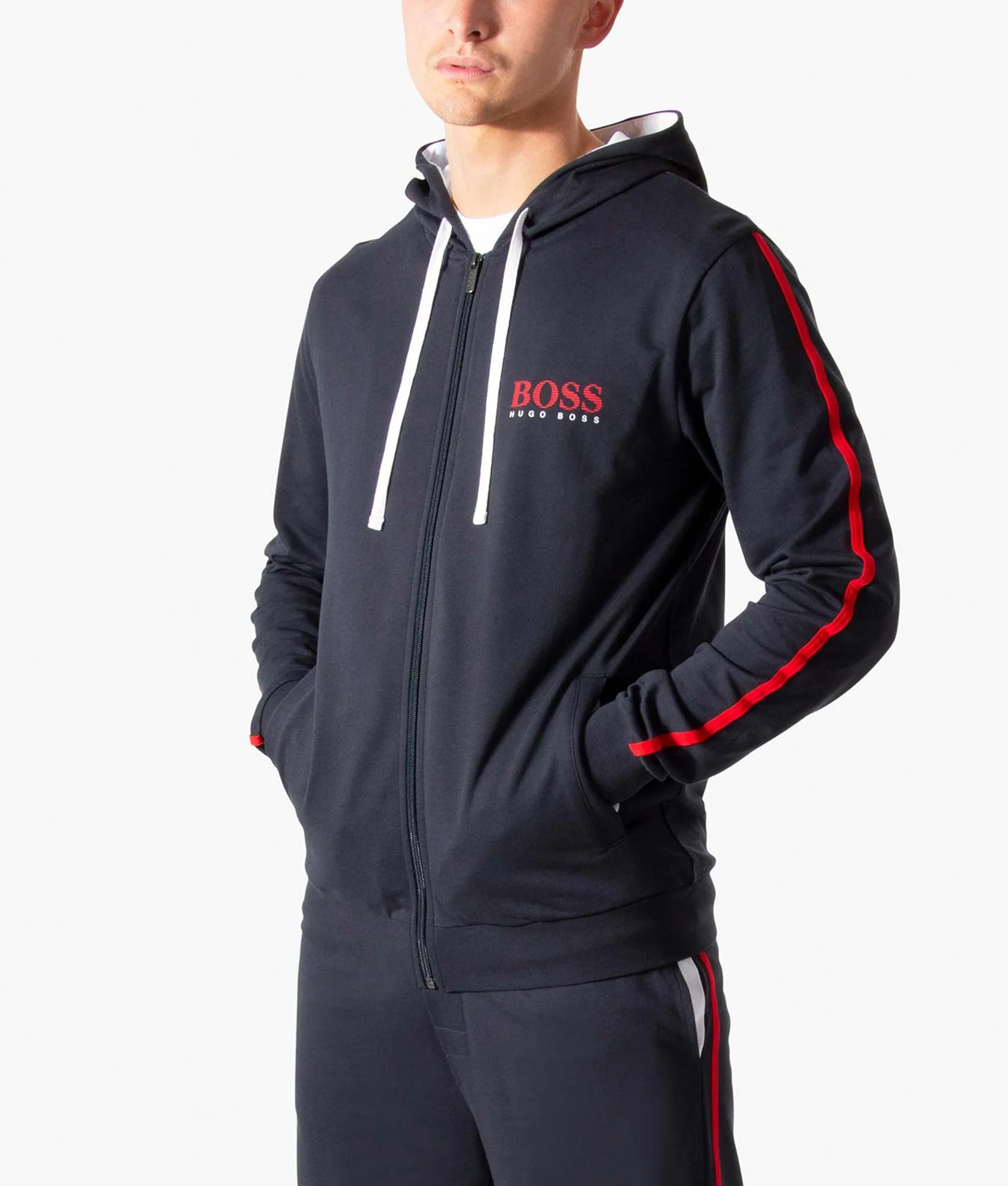 Regular Fit Authentic Lightweight Zip Through Hoodie - Image 3
