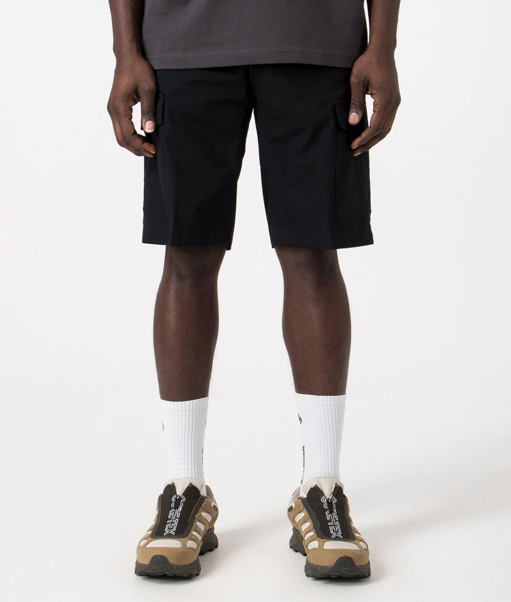Slim Fit Aviation Cargo Shorts - Image 3