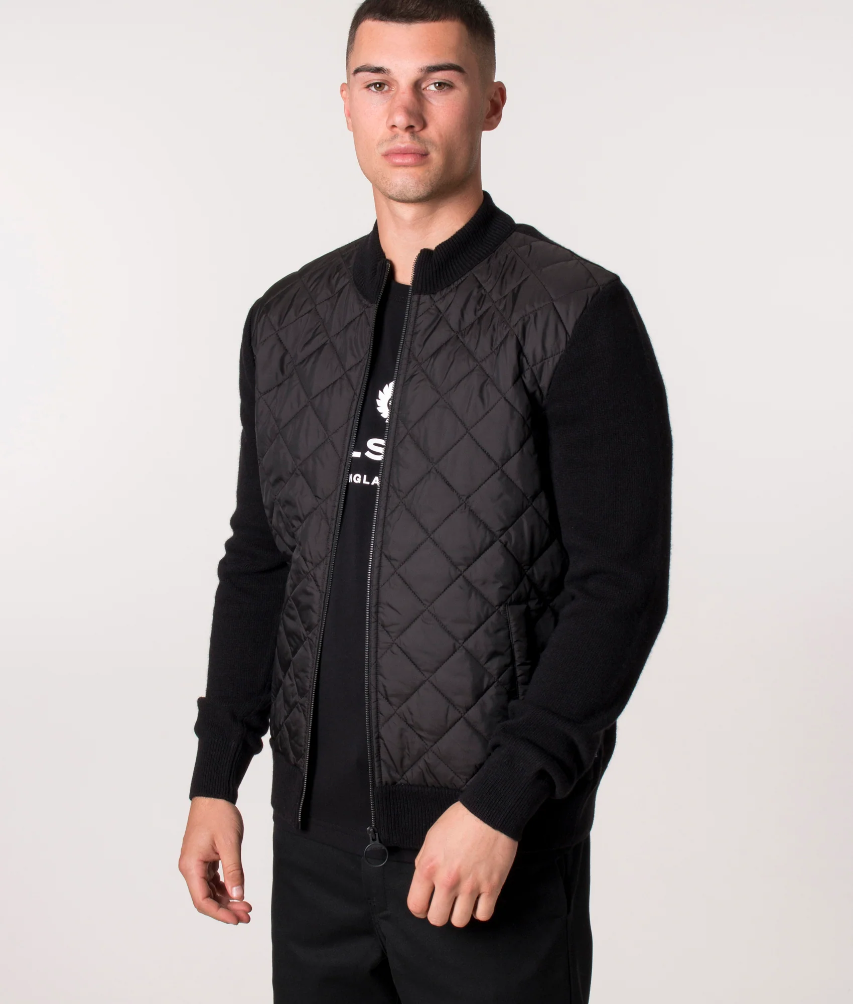 Diamond Baffle Quilt Hybrid Jacket - Image 2