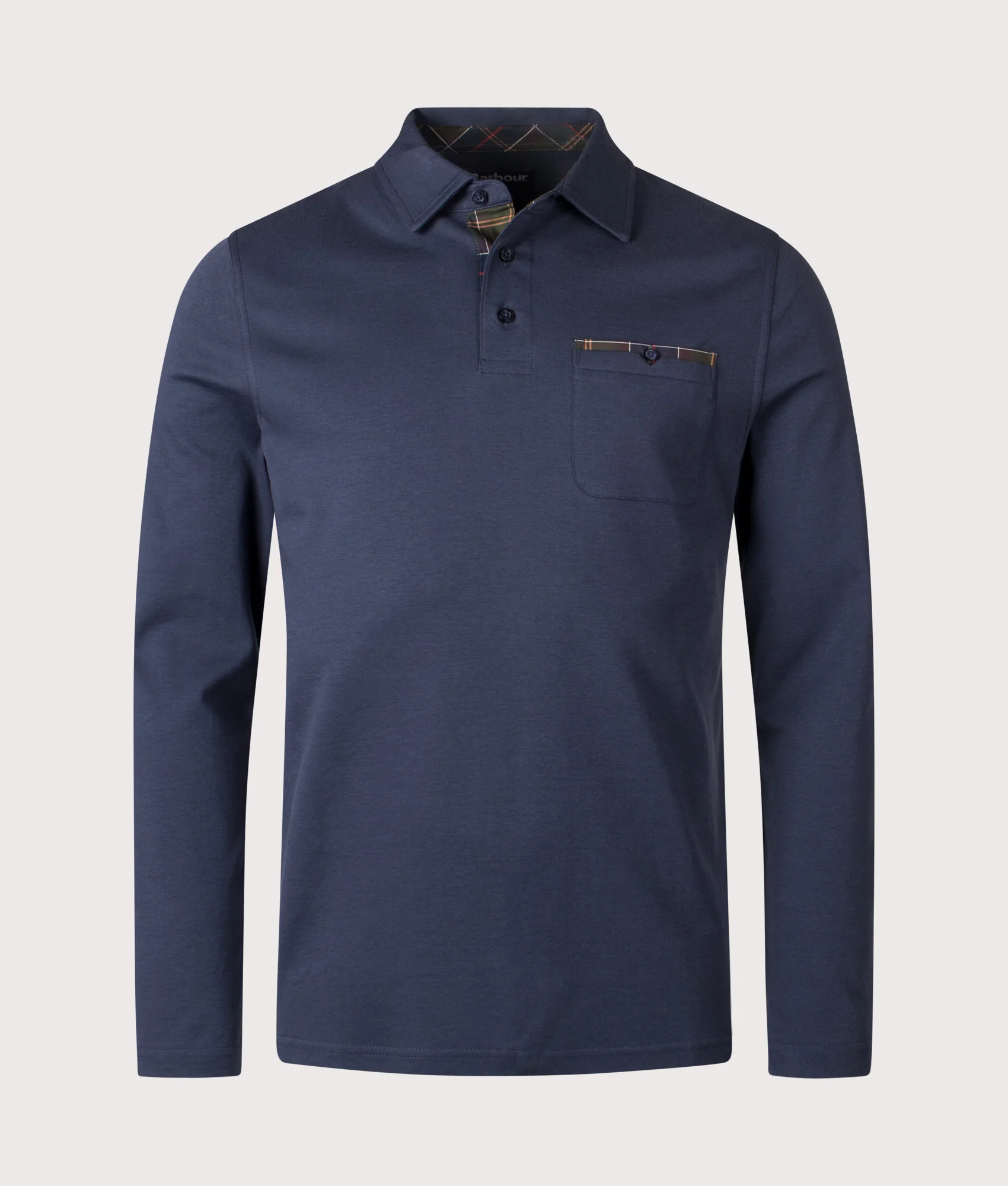 Corpatch Tailored Long Sleeve Polo Shirt