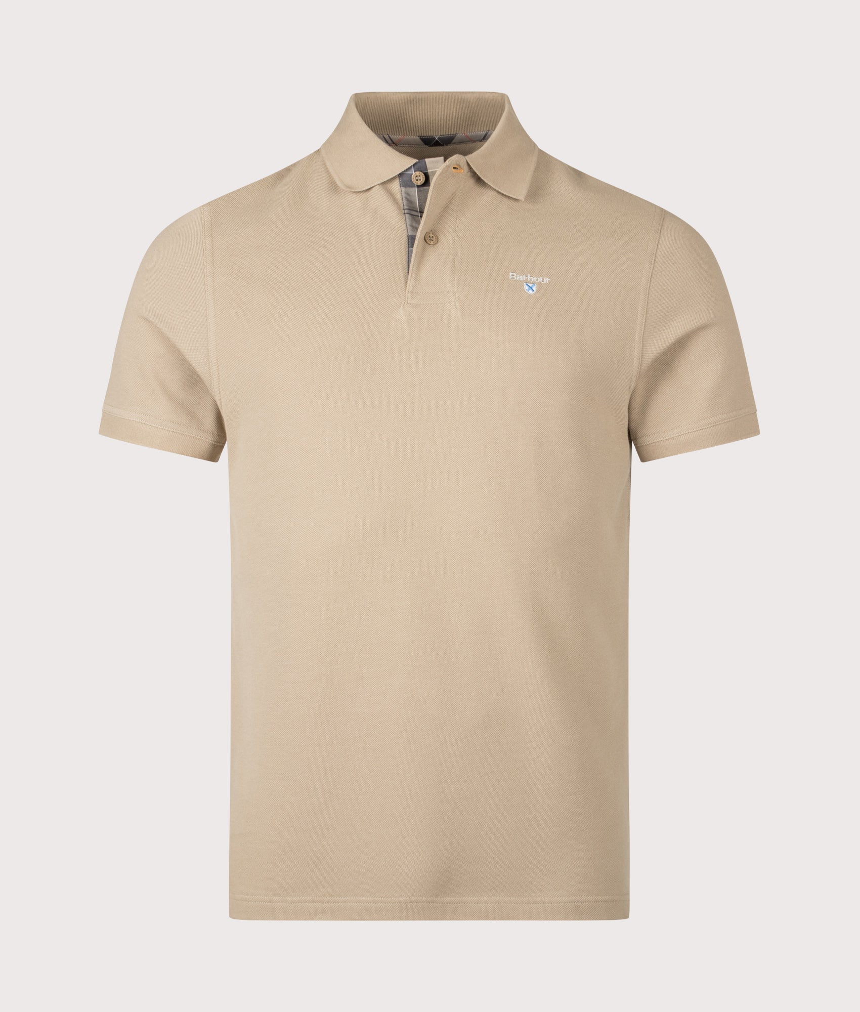 Tartan Piqué Polo Shirt