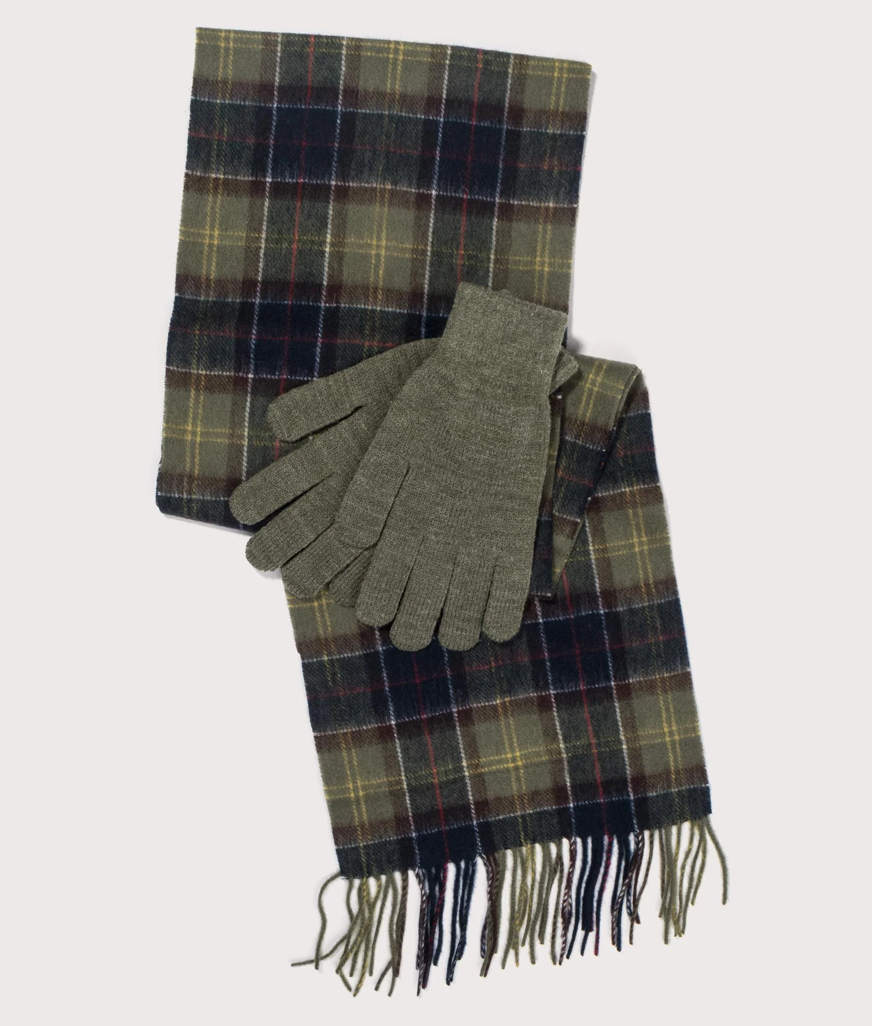 Tartan Scarf & Glove Gift Set