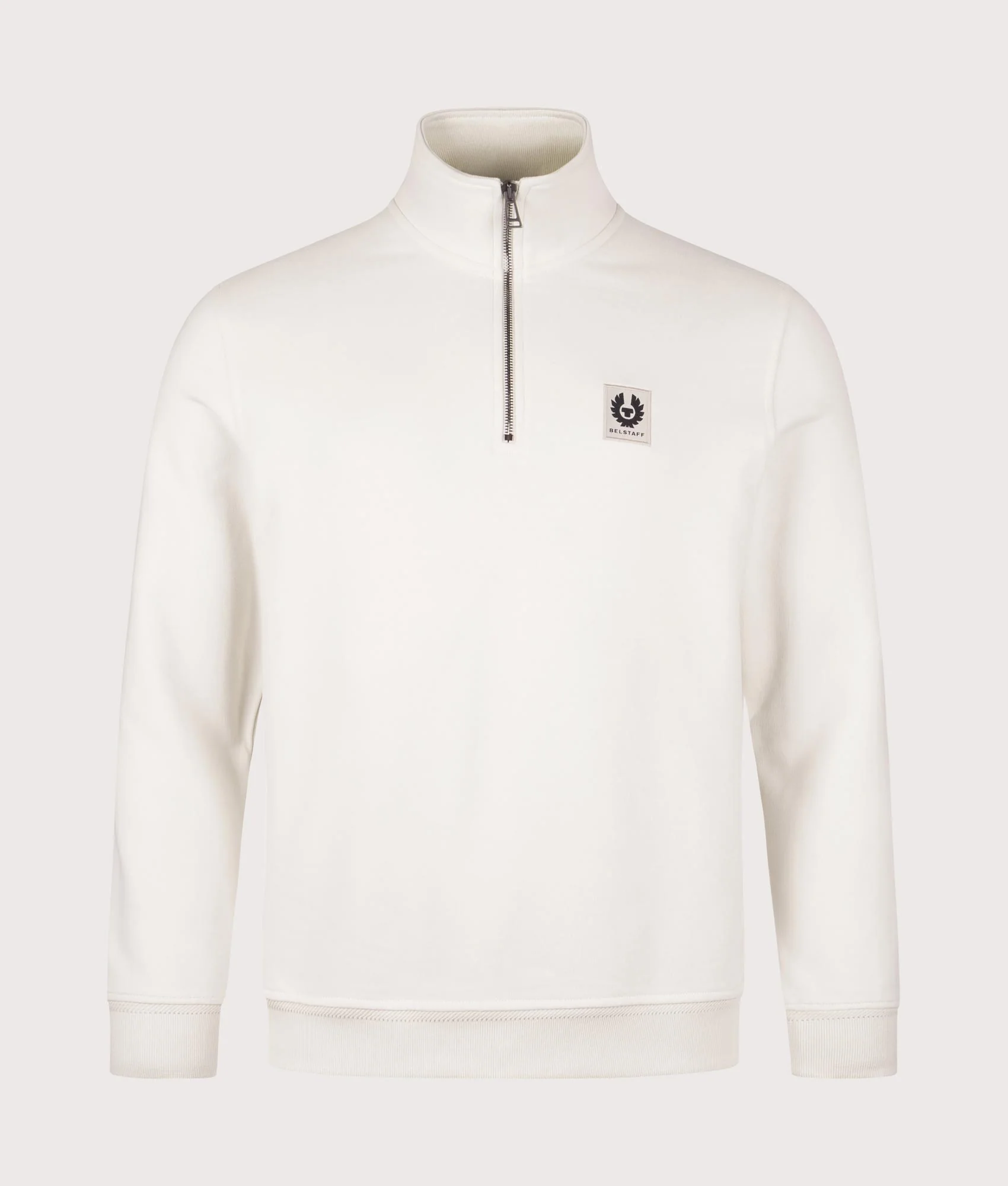 Reg Fit Belstaff Quarter Zip Sweatshirt