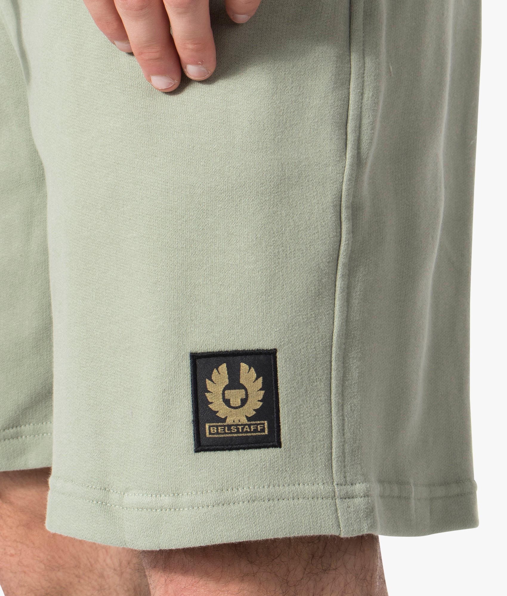 Regular Fit Logo Patch Sweat Shorts - Image 3