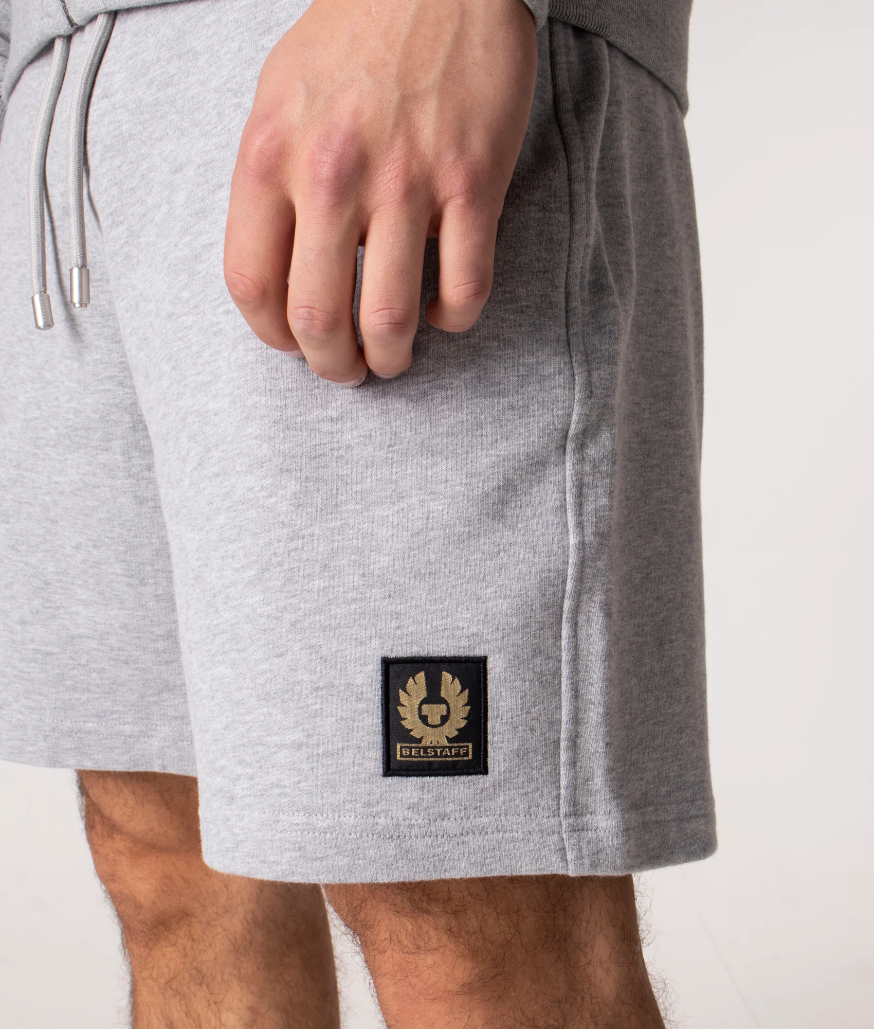 Regular Fit Logo Patch Sweat Shorts - Image 3