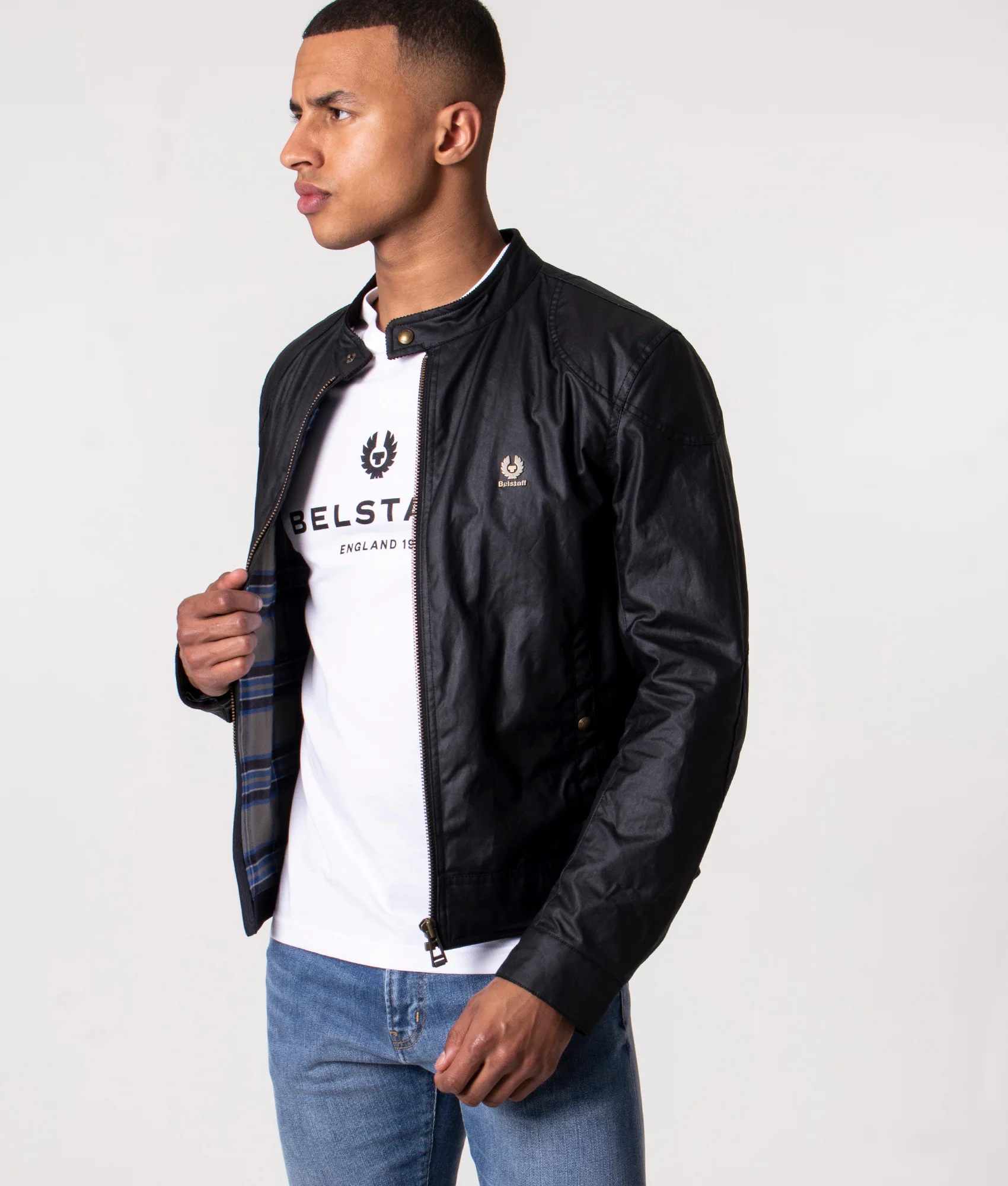 Slim Fit Kelland Waxed Jacket - Image 5
