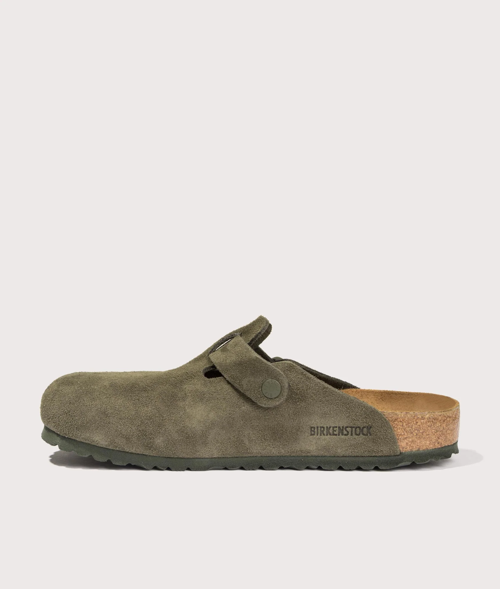 Boston Suede Leather Clogs - Image 3