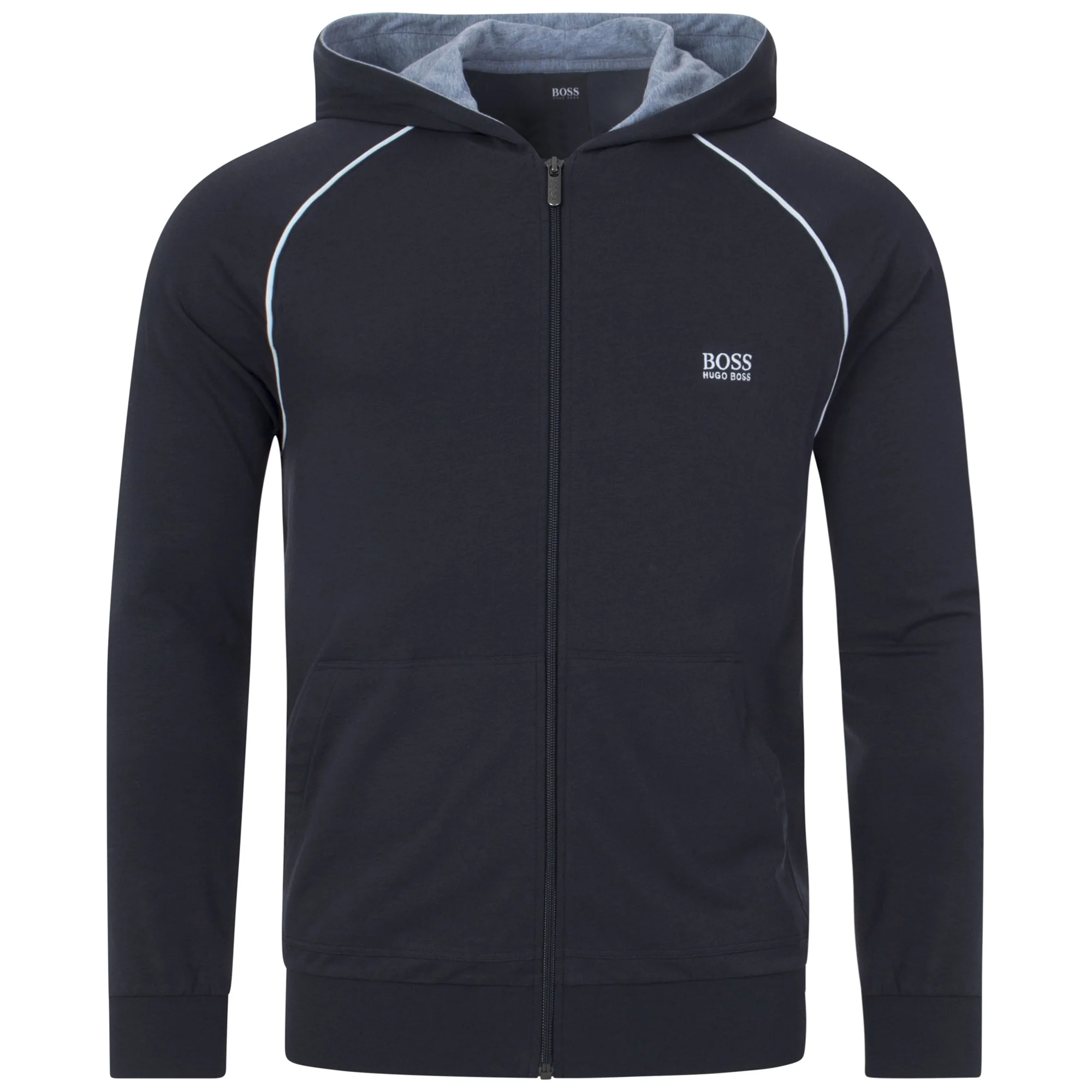 Bodywear Mix and Match Lightweight Zip Through Hoodie