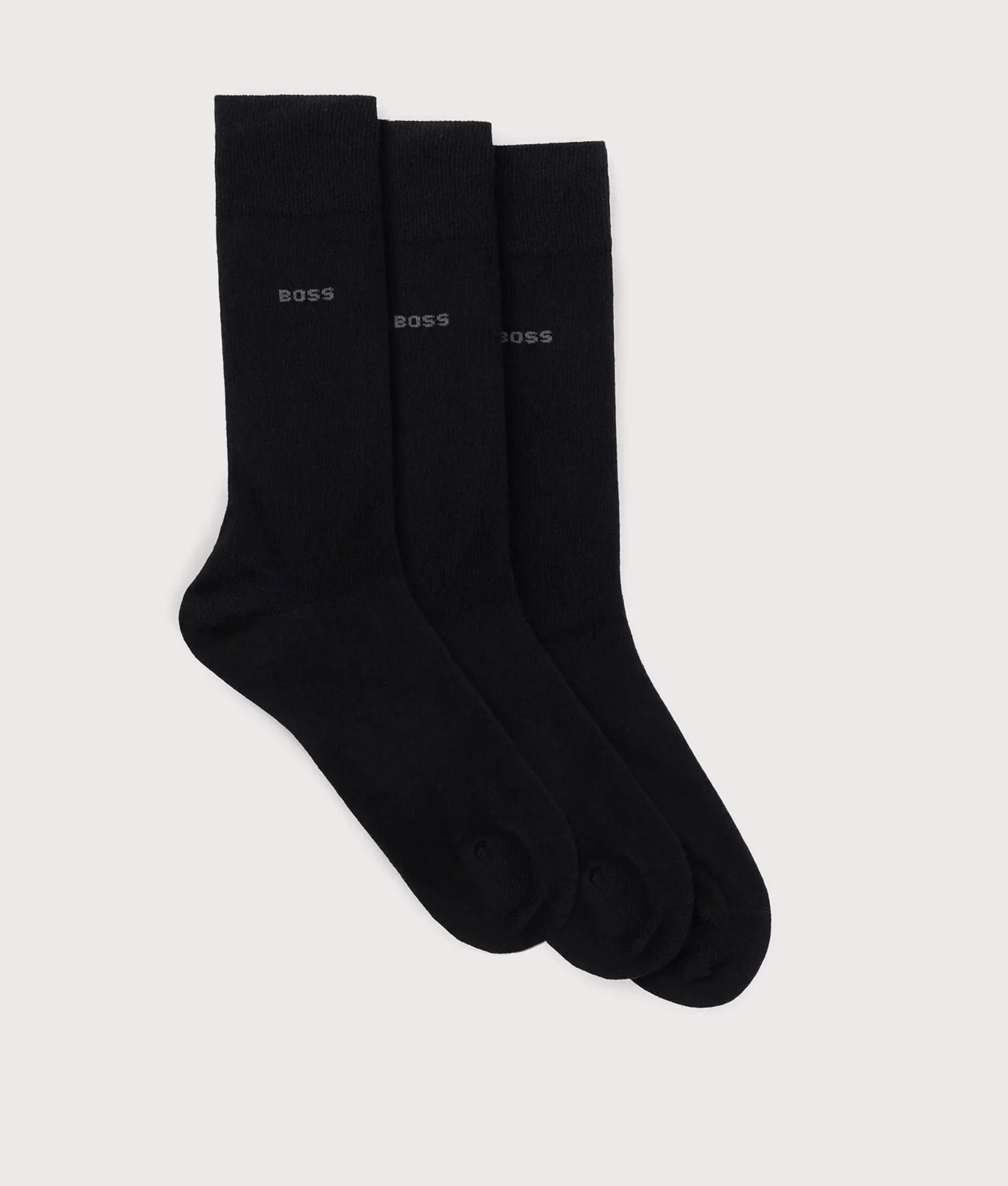 3 Pack Ribbed Socks