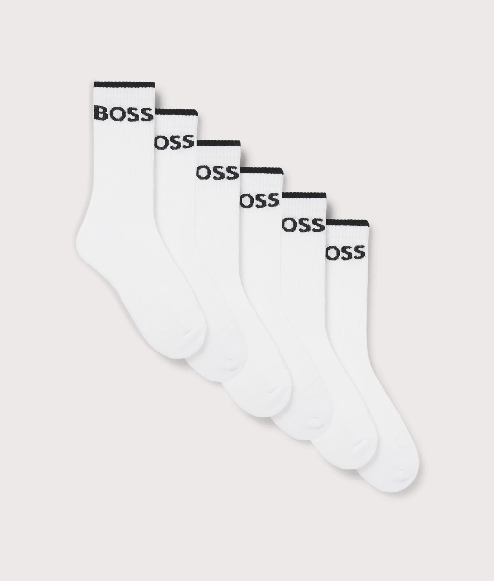 6 Pack QS Stripe Socks