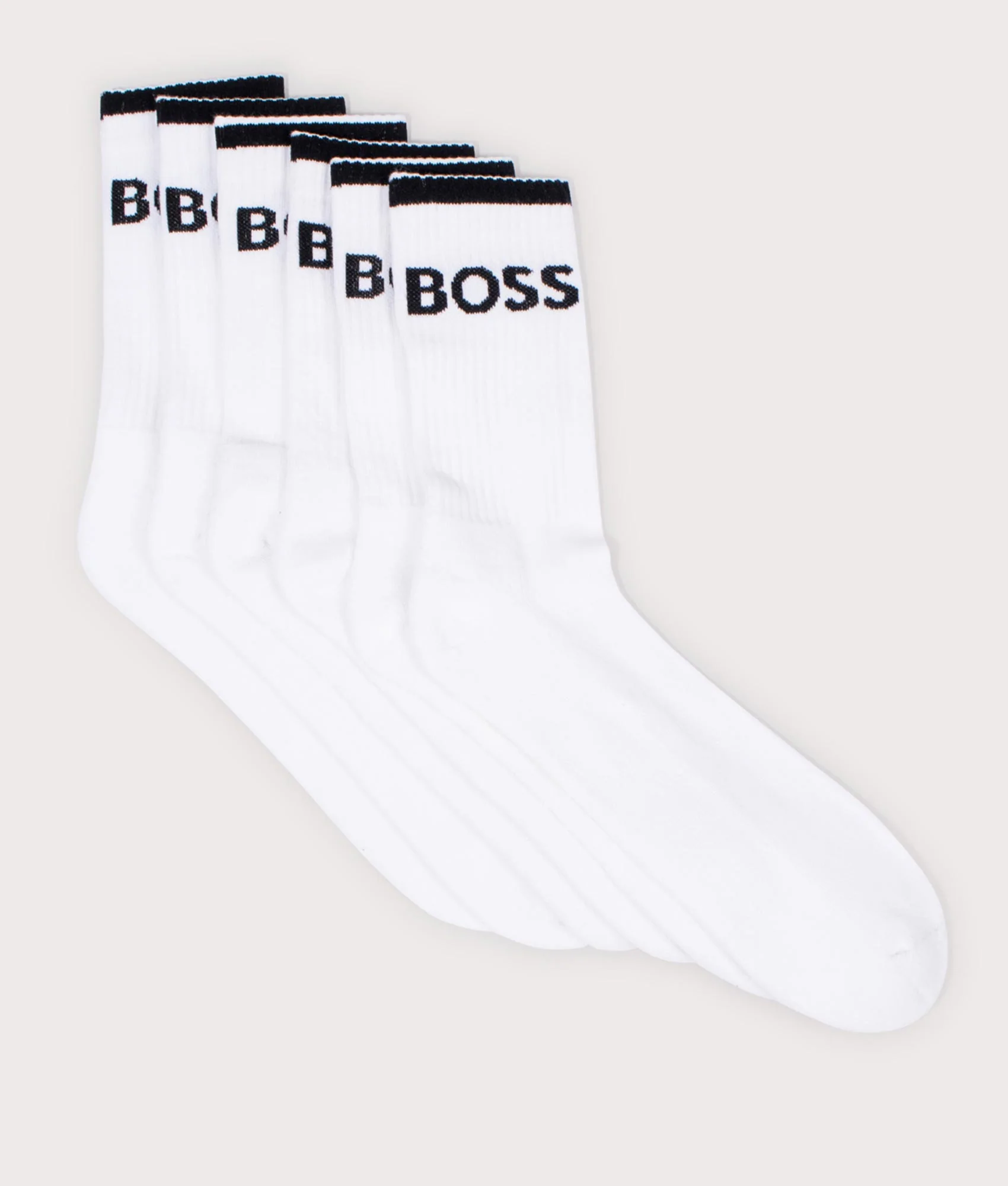 Six Pack of Quarter Length Stripe CC Socks
