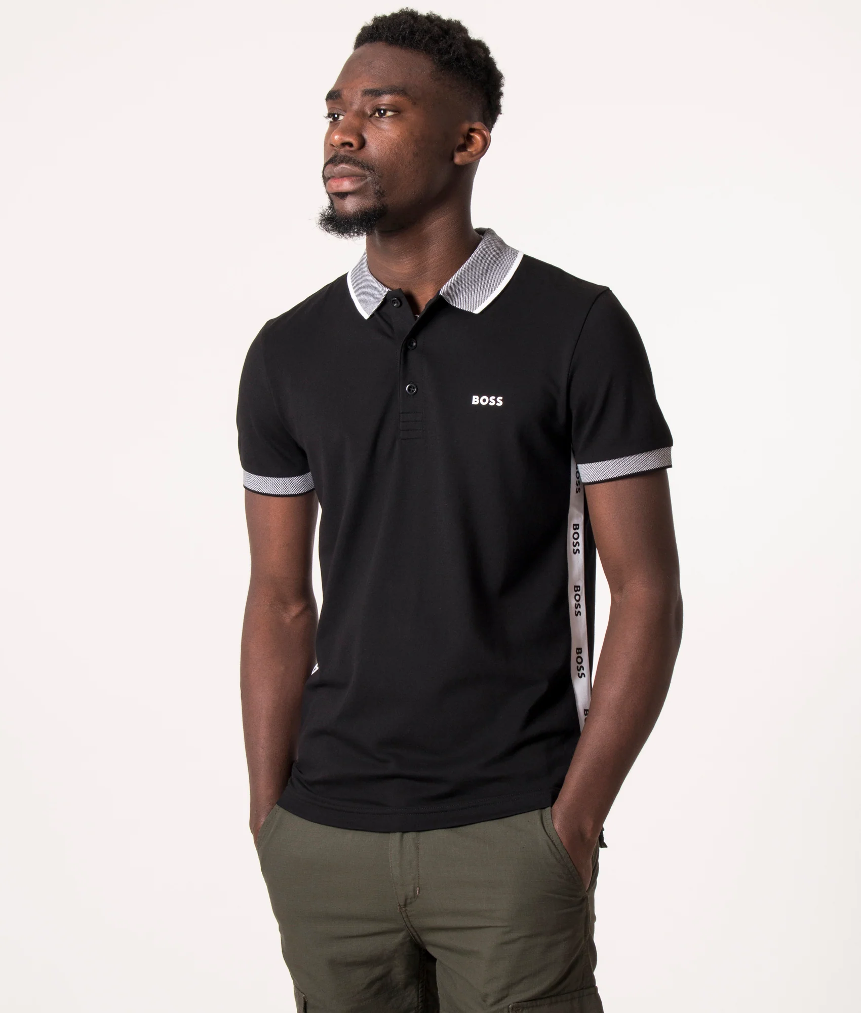 Slim Fit Paule Contrast Trims Polo Shirt - Image 2