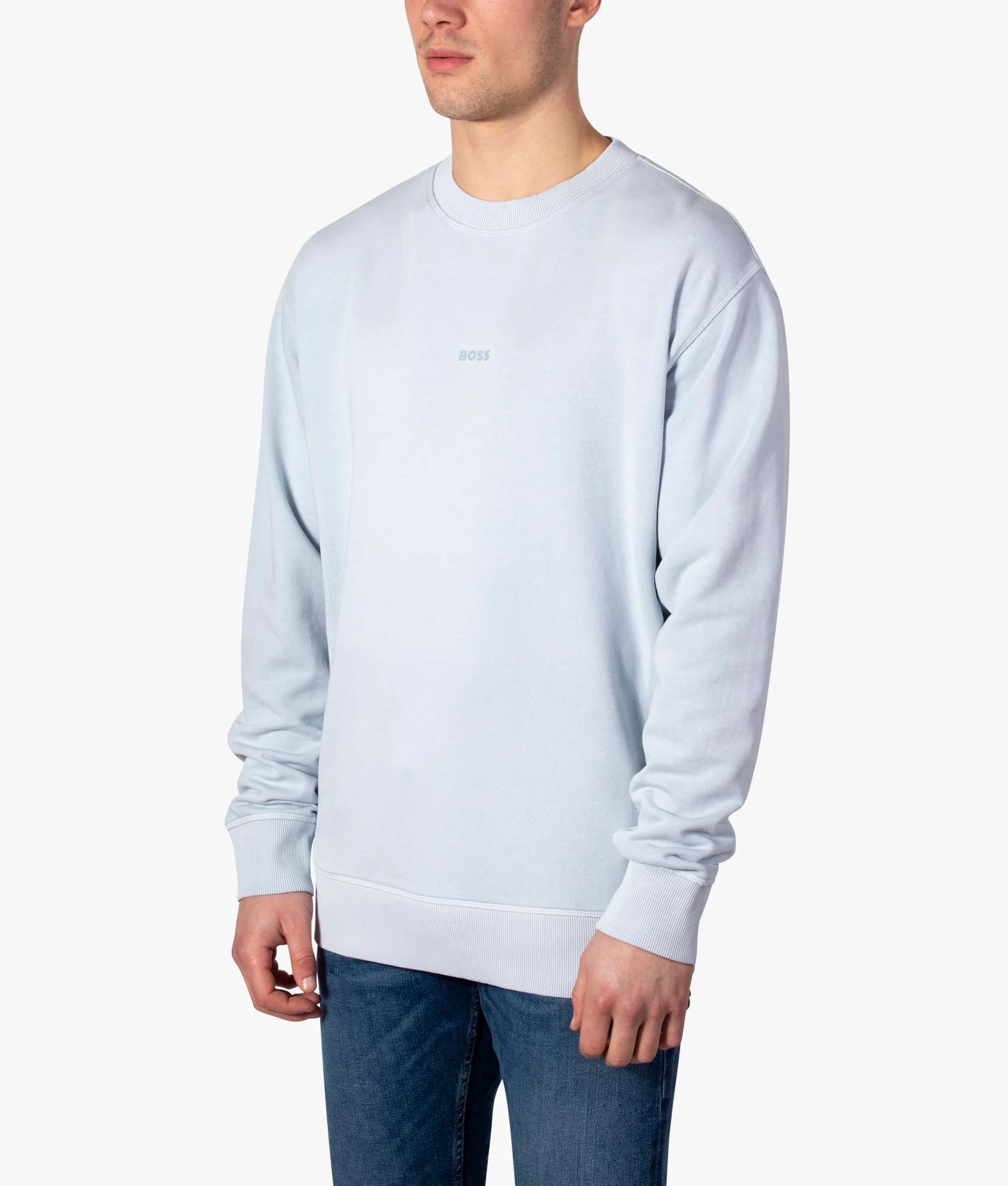 Relaxed Fit Garment Dyed Wefade Sweatshirt - Image 4