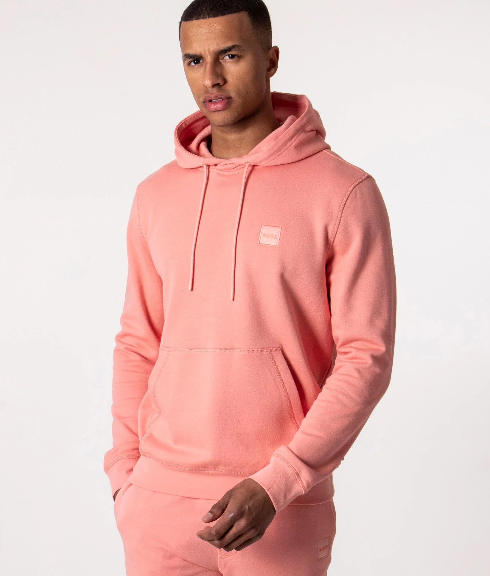 Regular Fit Wetalk Logo Patch Hoodie