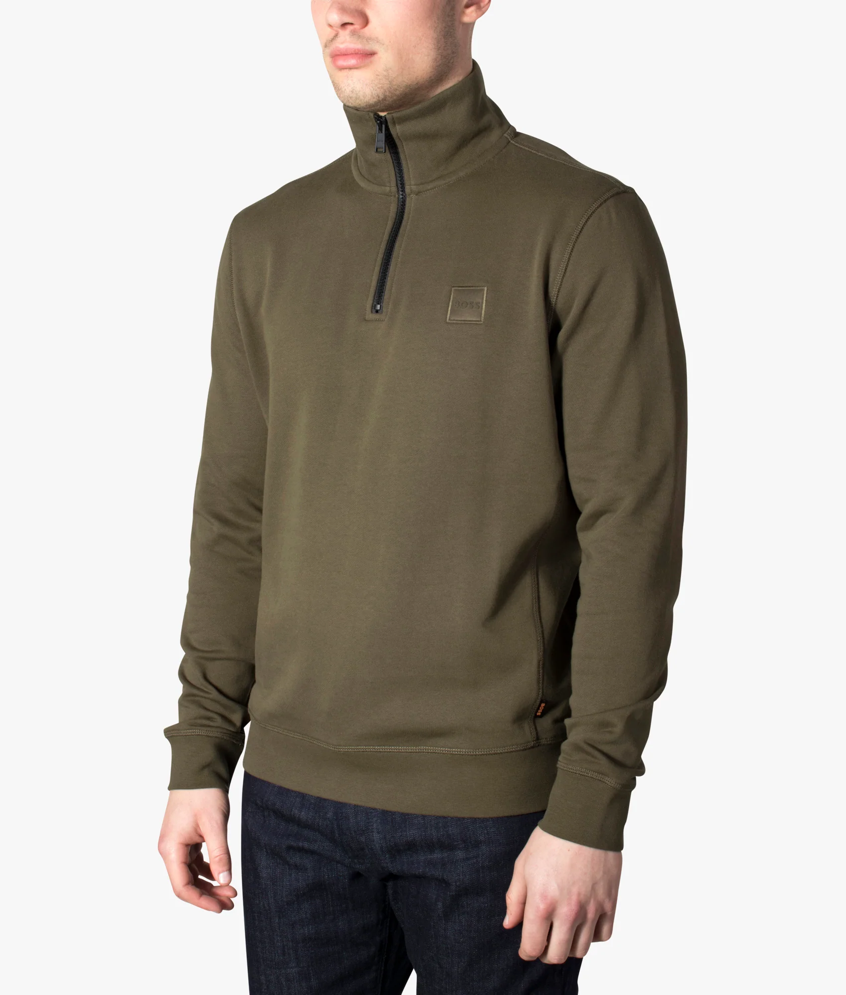 Regular Fit Zetrust Quarter Zip Sweatshirt - Image 4