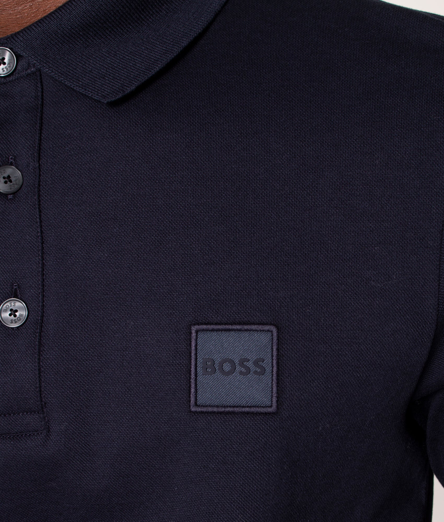 Slim Fit Long Sleeve Passerby Polo Shirt - Image 3