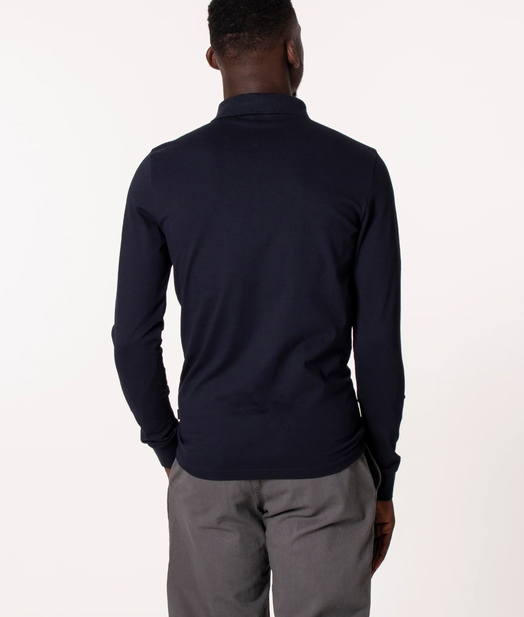 Slim Fit Long Sleeve Passerby Polo Shirt - Image 4
