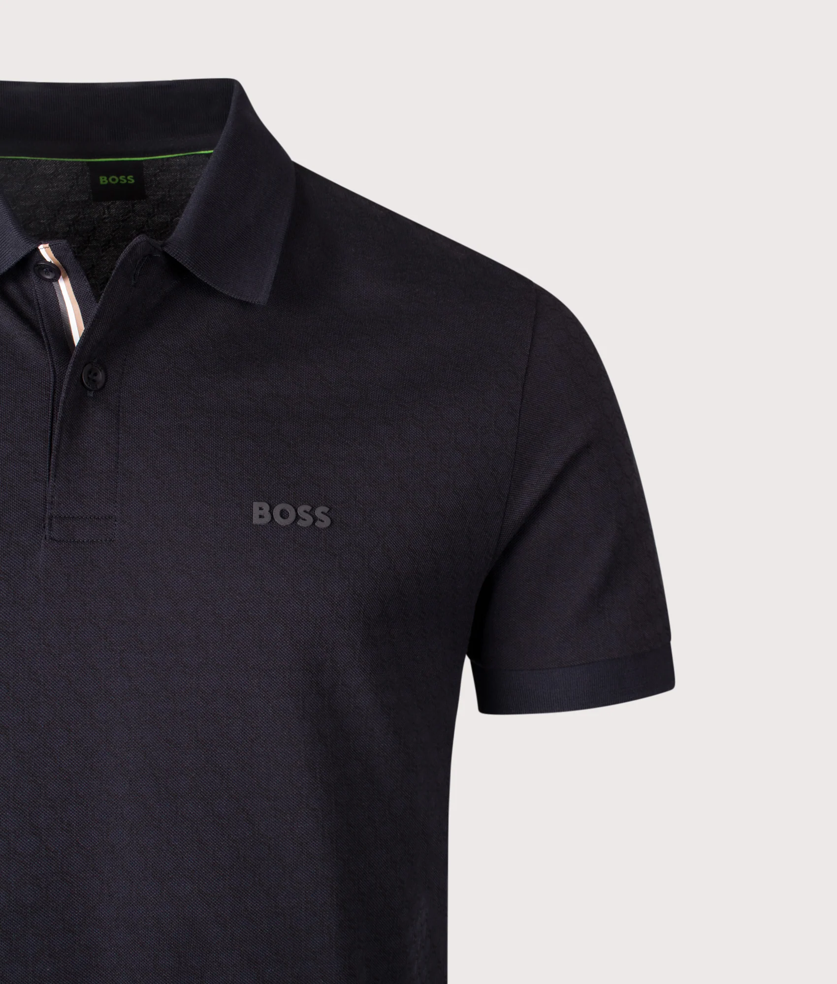 Regular Fit Chip Pattern Polo Shirt - Image 2
