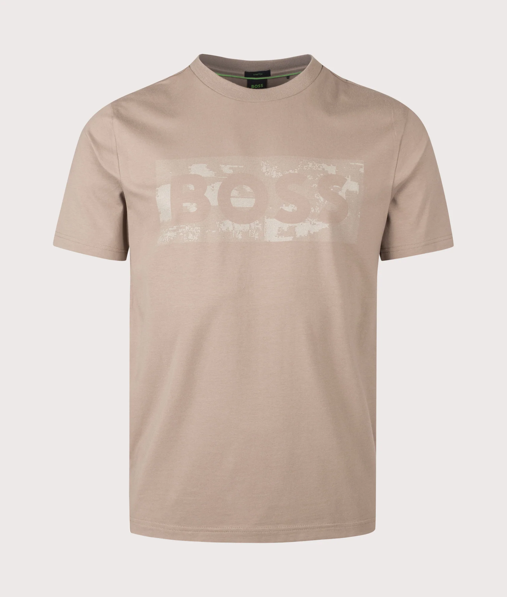 Regular Fit Globe Logo Pattern T-Shirt