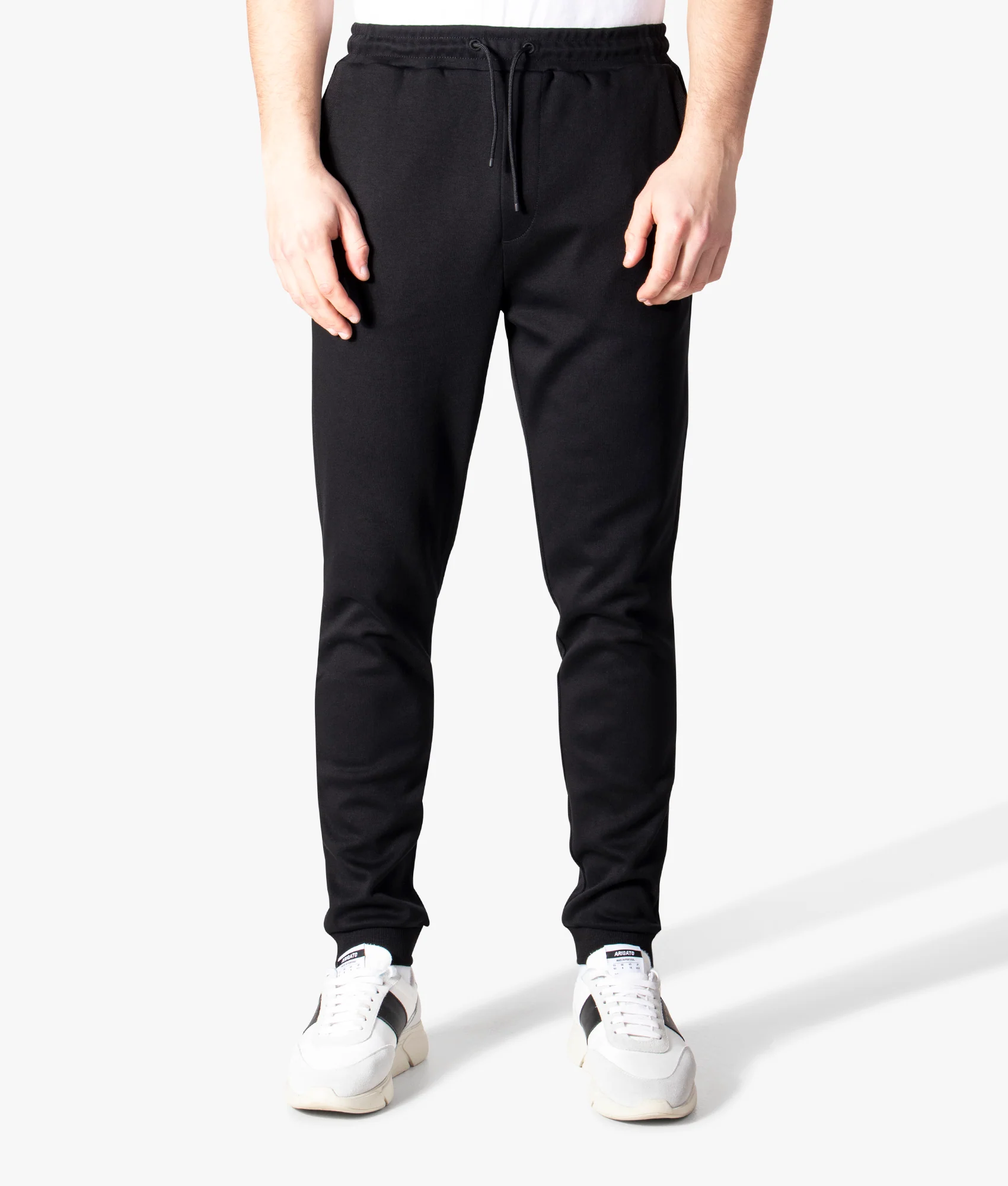 Regular Fit Hadiko Curved Logo Joggers - Image 3