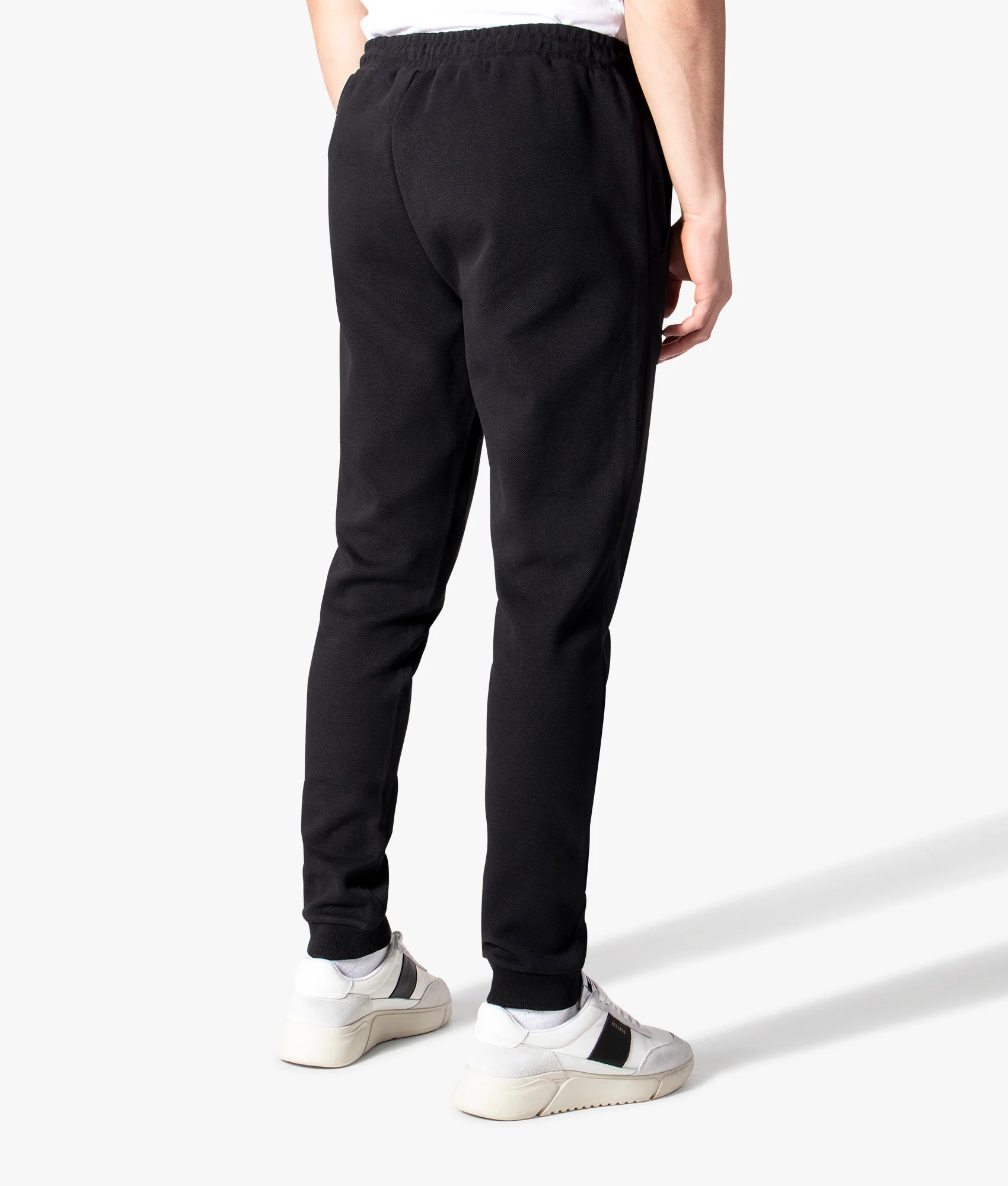 Regular Fit Hadiko Curved Logo Joggers - Image 4