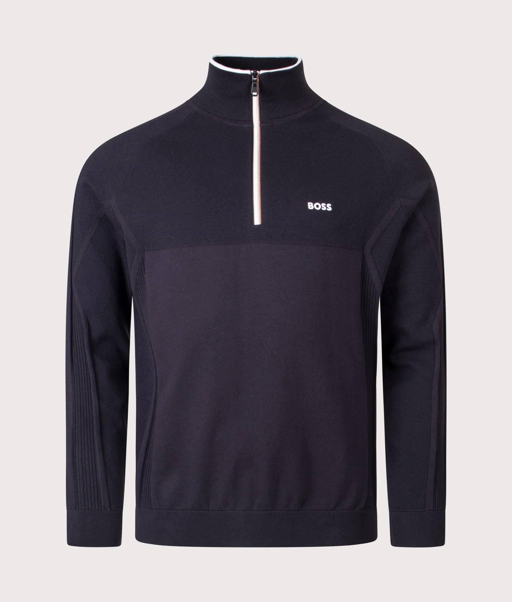 Regular Fit Hydro Quarter Zip Knit Jumper