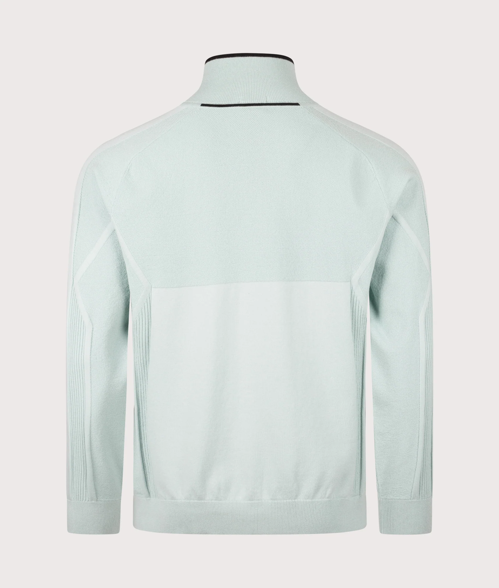 Regular Fit Hydro Quarter Zip Knit Jumper - Image 4