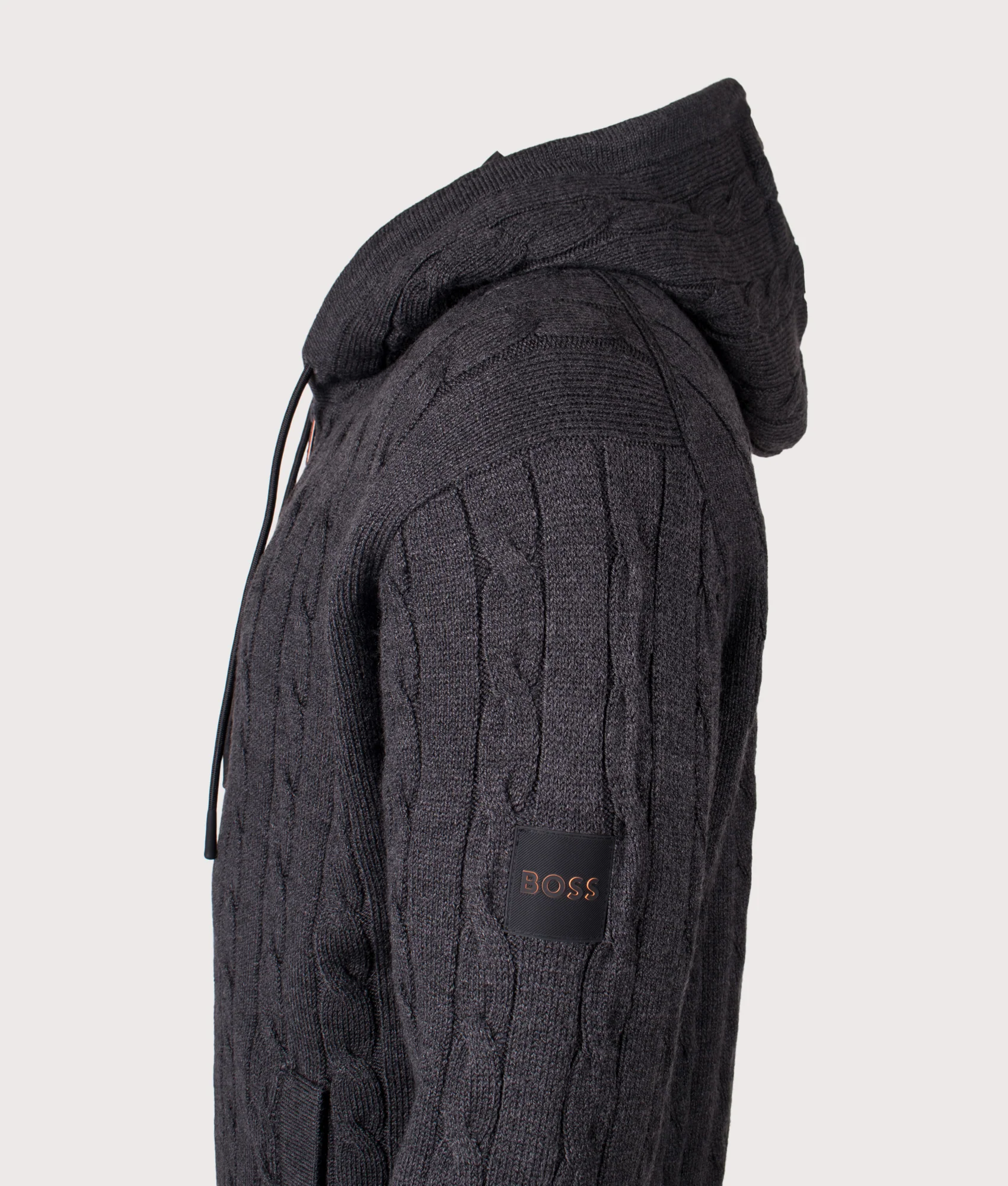 Regular Fit Kudable lined cable knit Hoodie - Image 2