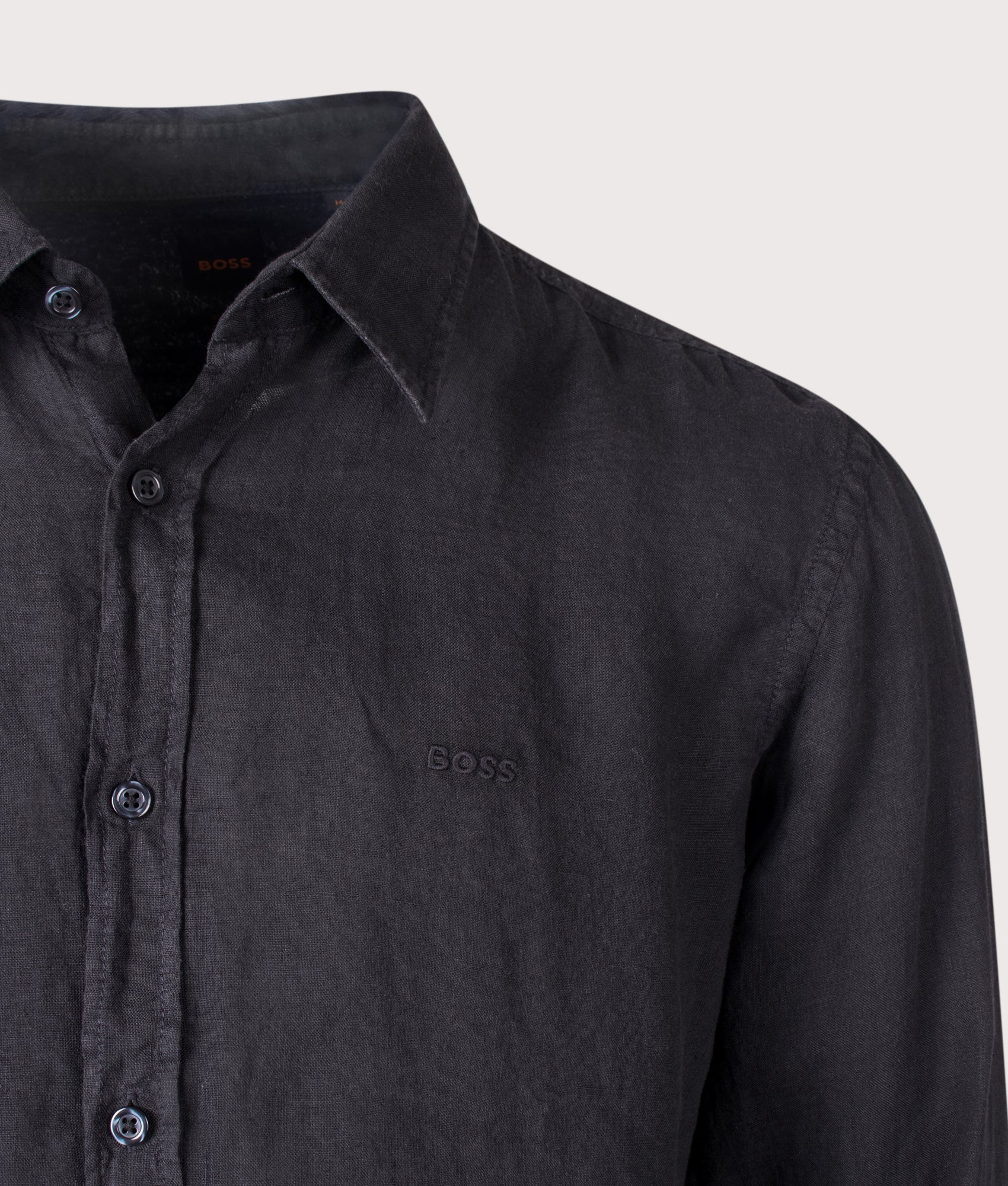 Regular Fit Linen Shirt - Image 2