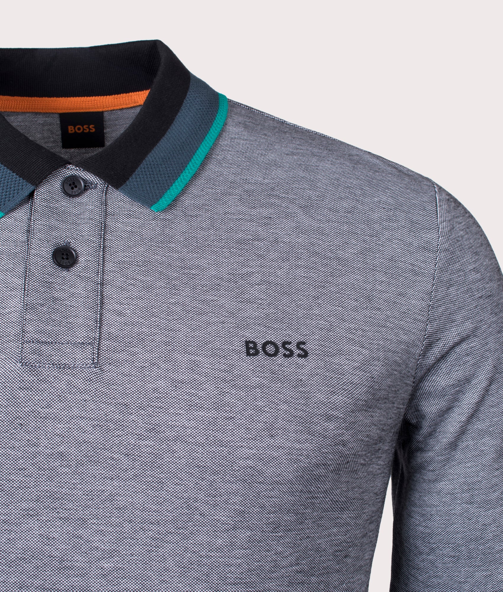 Regular Fit Long Sleeve Peoxford Polo Shirt - Image 2