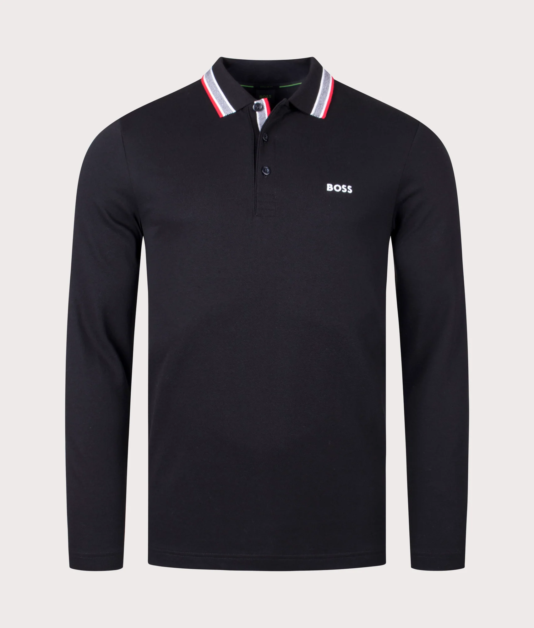 Regular Fit Long Sleeve Plisy Polo Shirt