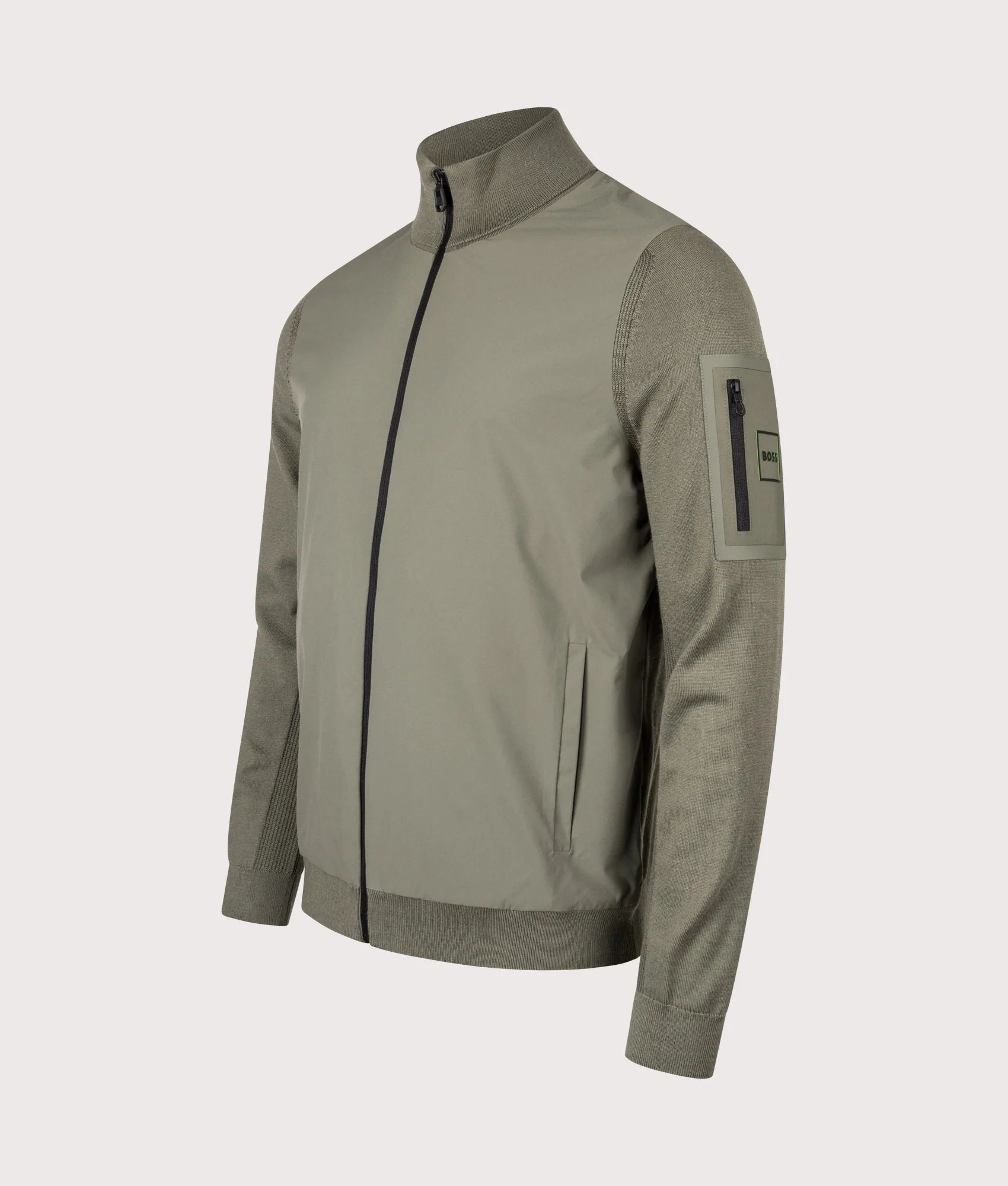 Regular Fit Momentum-X Hybrid Knitted Track Top